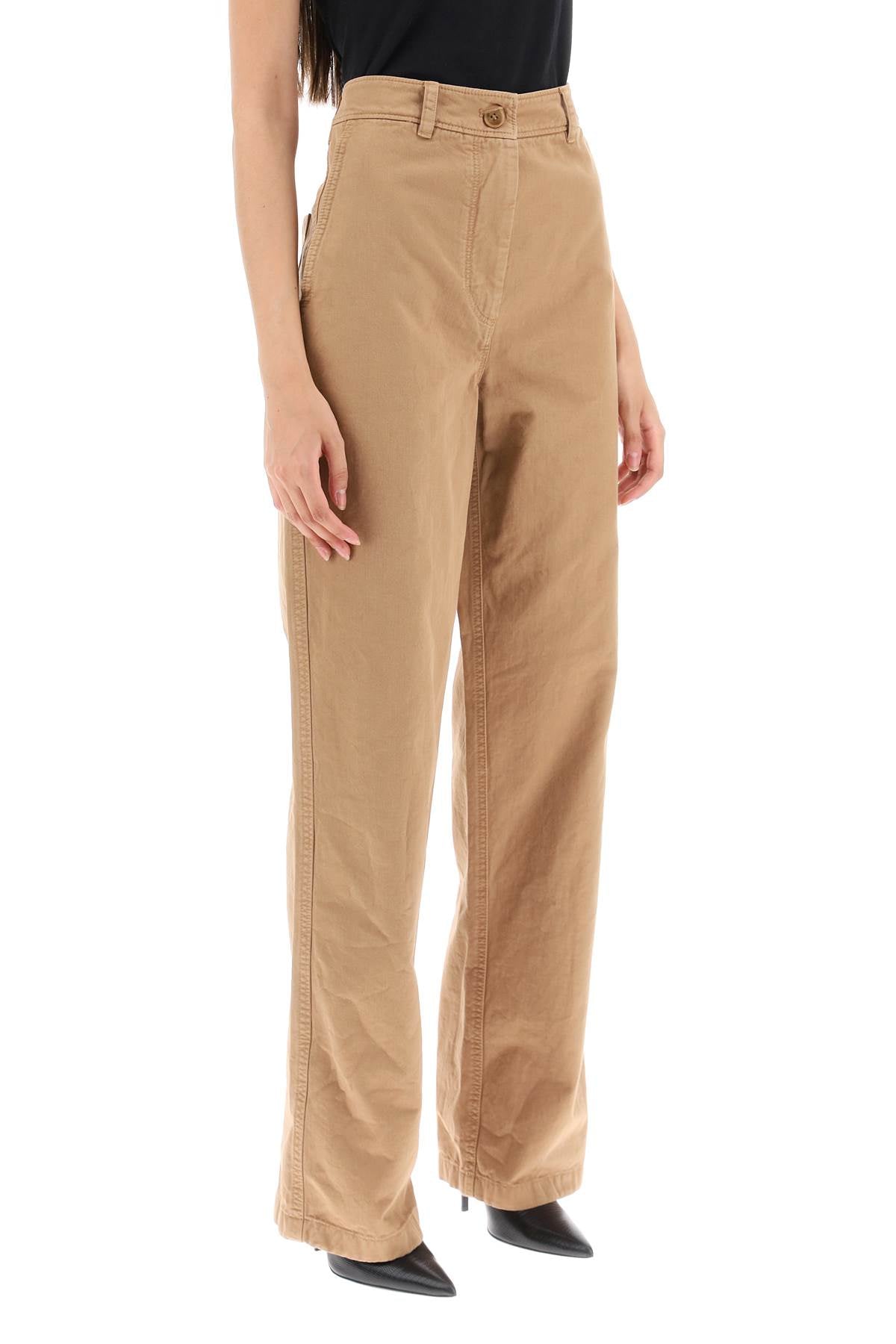 Burberry 'Branley' Straight Leg Cotton Pants image 1