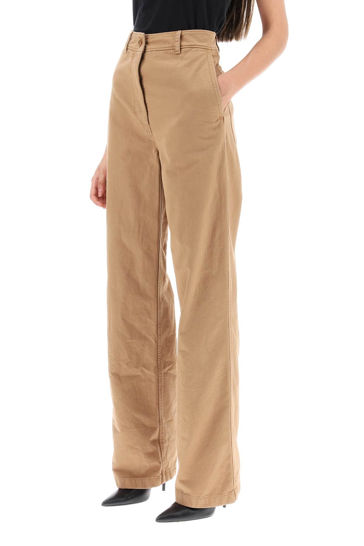 Burberry 'Branley' Straight Leg Cotton Pants image 3