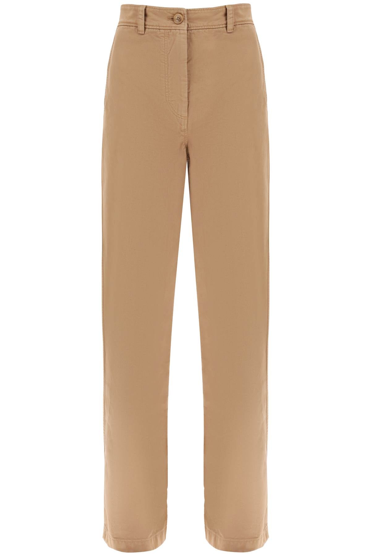 Burberry 'Branley' Straight Leg Cotton Pants image 0