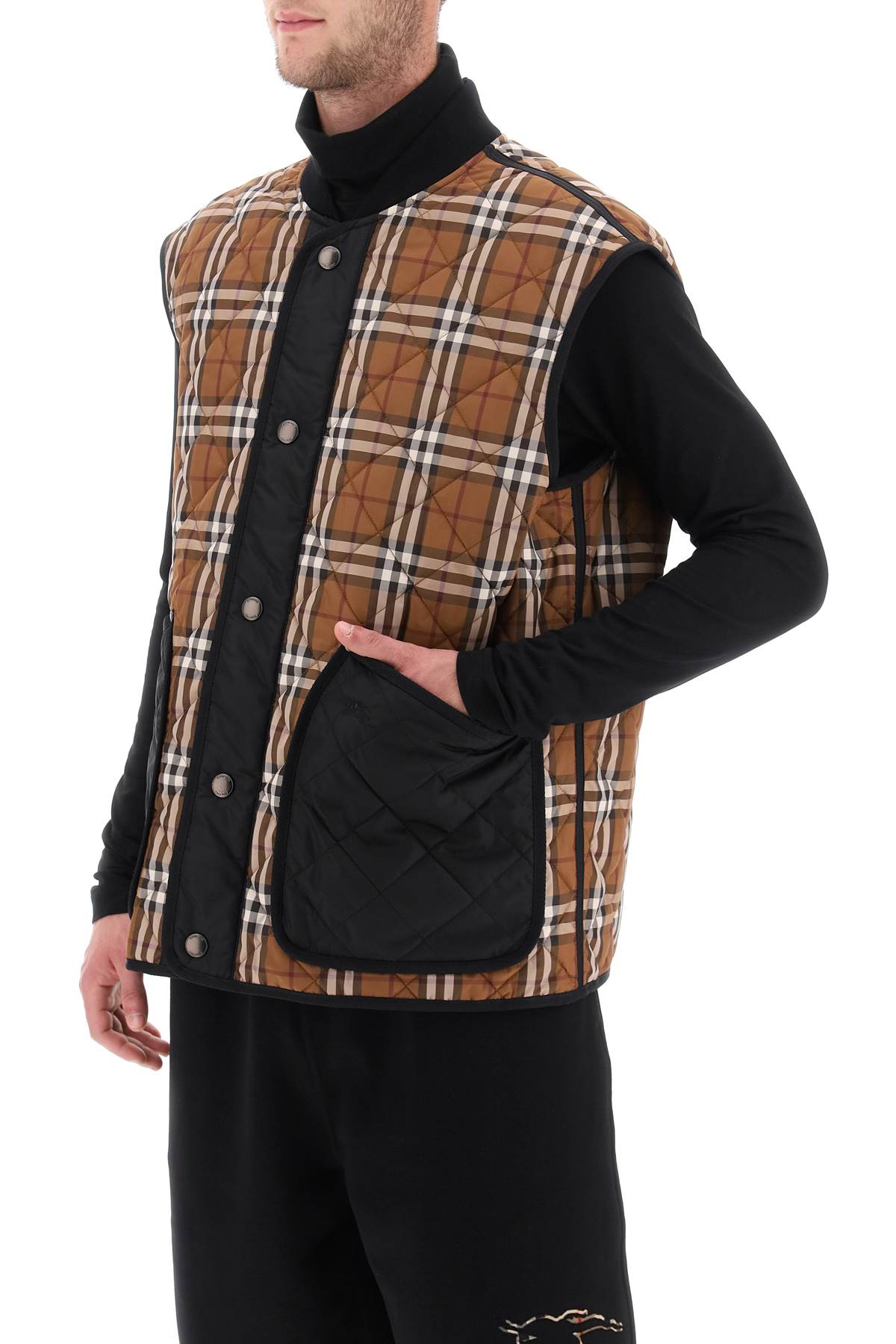 Burberry weaveron quilted vest image 3