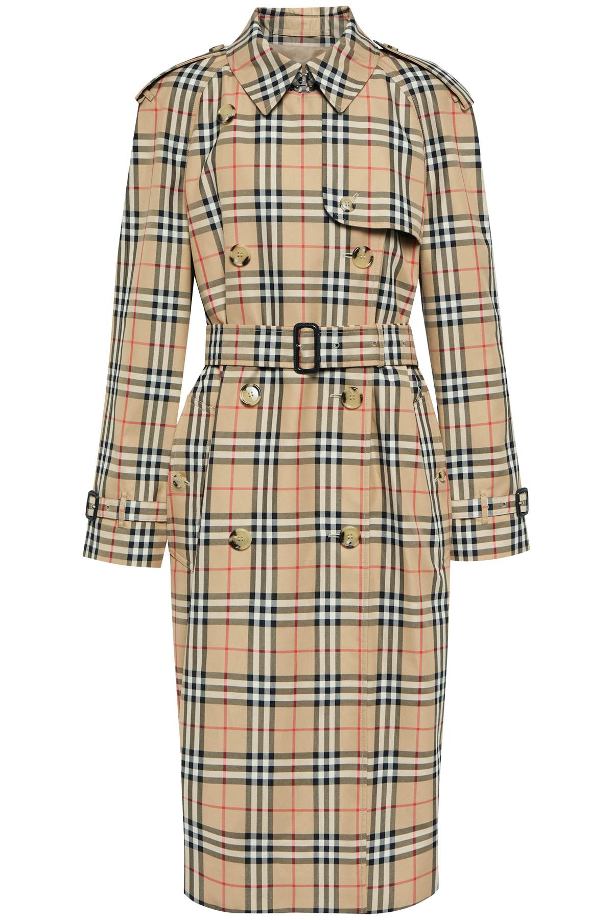 Burberry check trench coat image 0