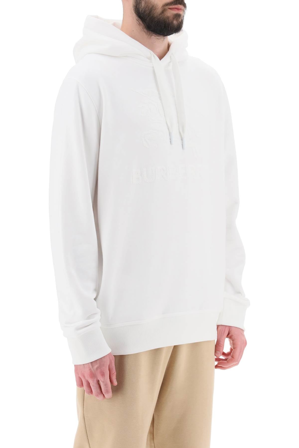 Burberry 'raynerbridge' hoodie with ekd logo in terry cloth image 1