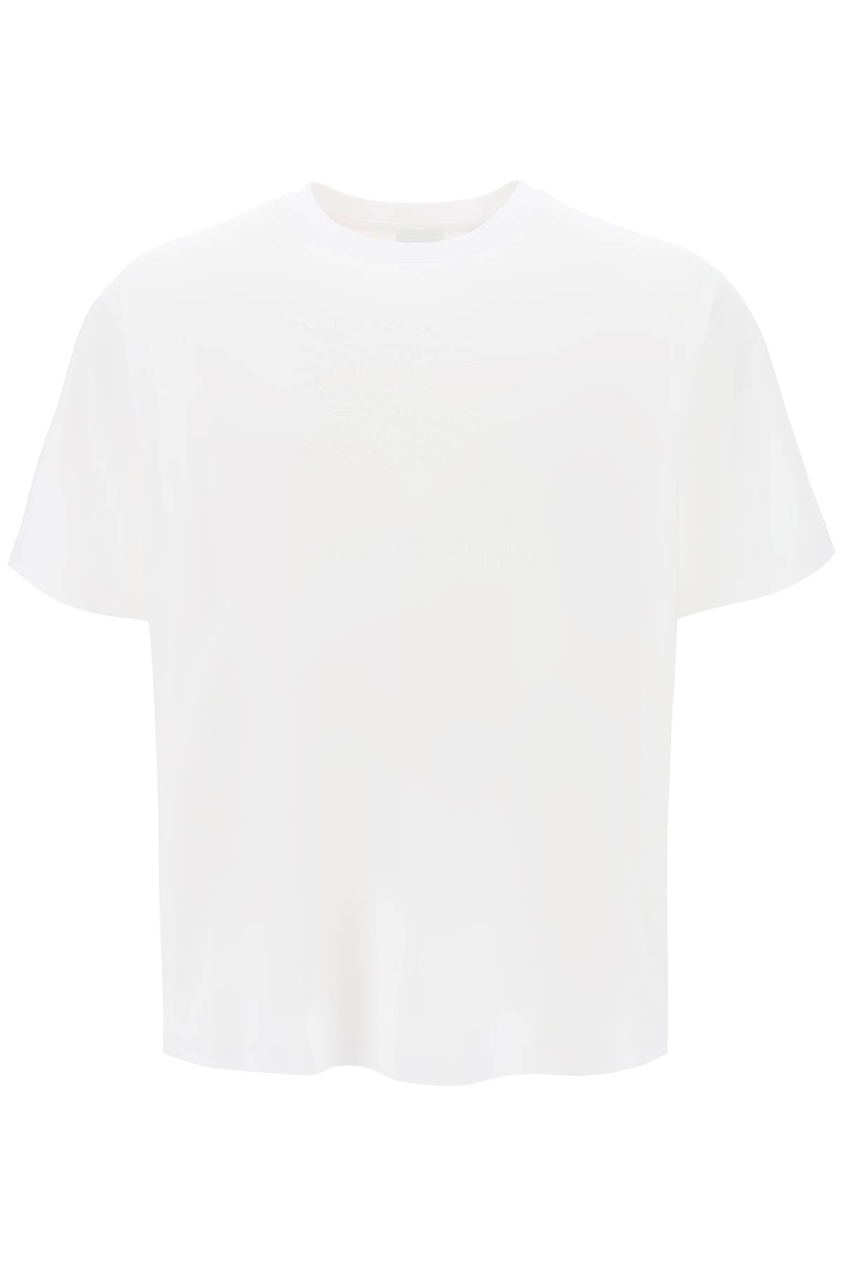 Burberry ekd embroidery 'raynerton' oversized t-shirt image 0