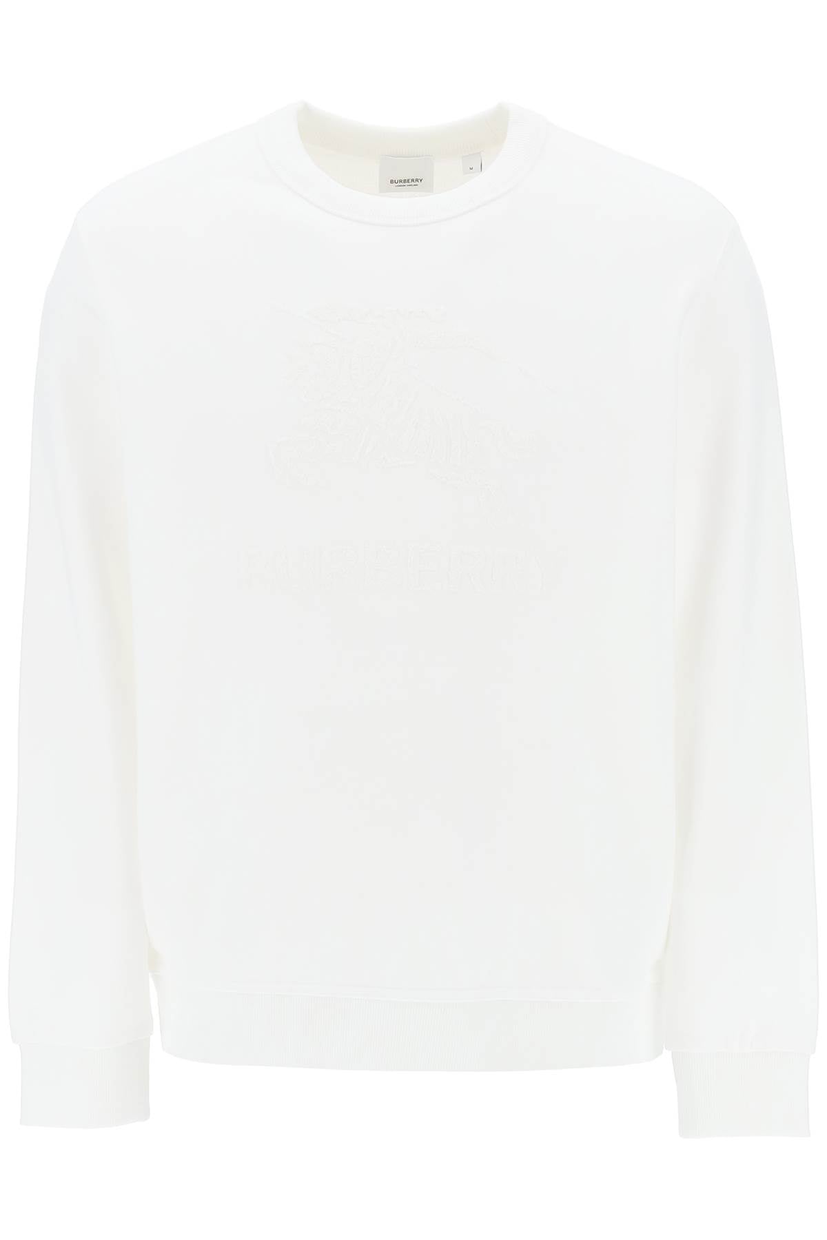 Burberry 'rayner' crew-neck sweatshirt with equestrian knight image 0