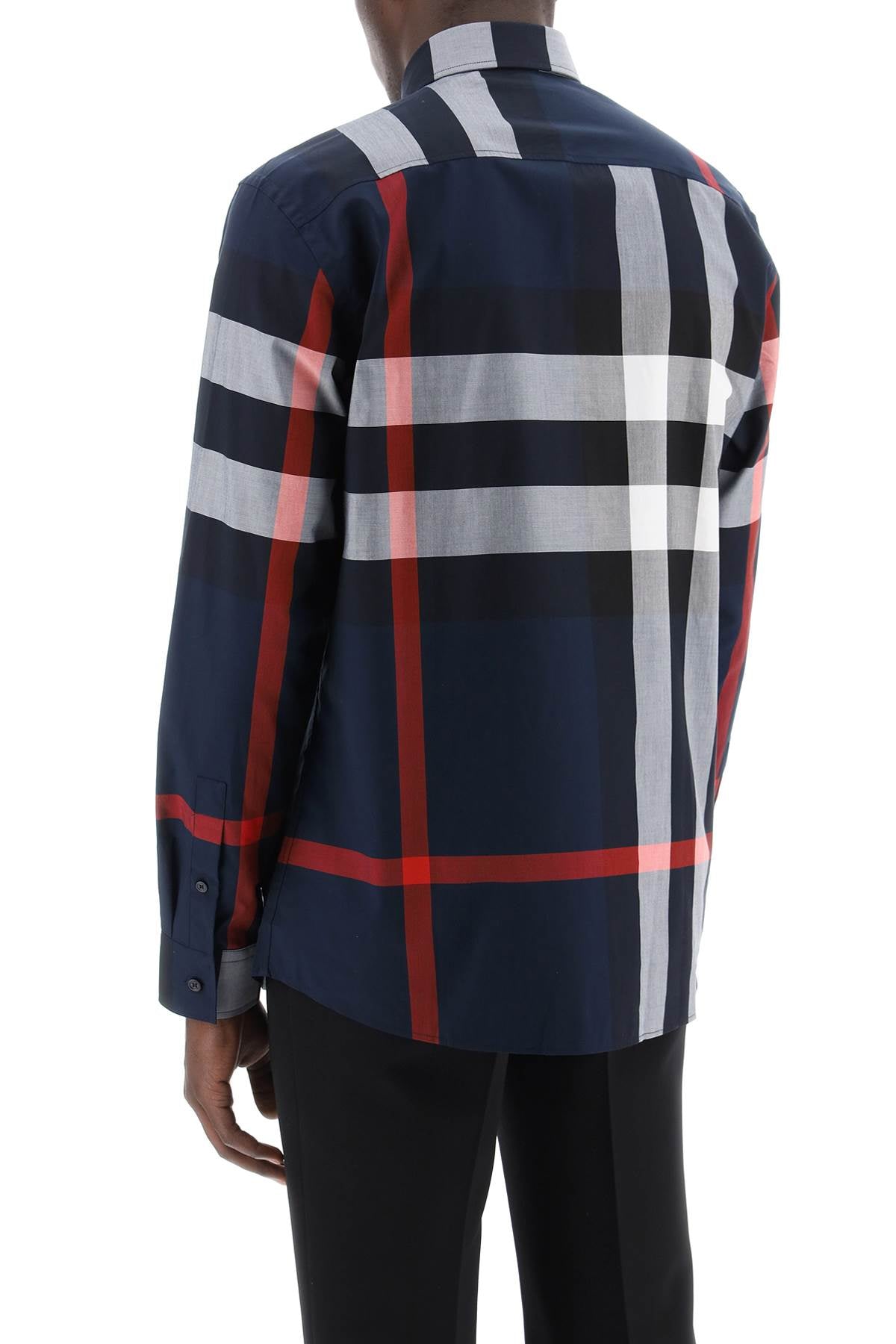 Burberry Long Sleeve Summerton Shirt: Oversized Check Print, Slim Fit image 2