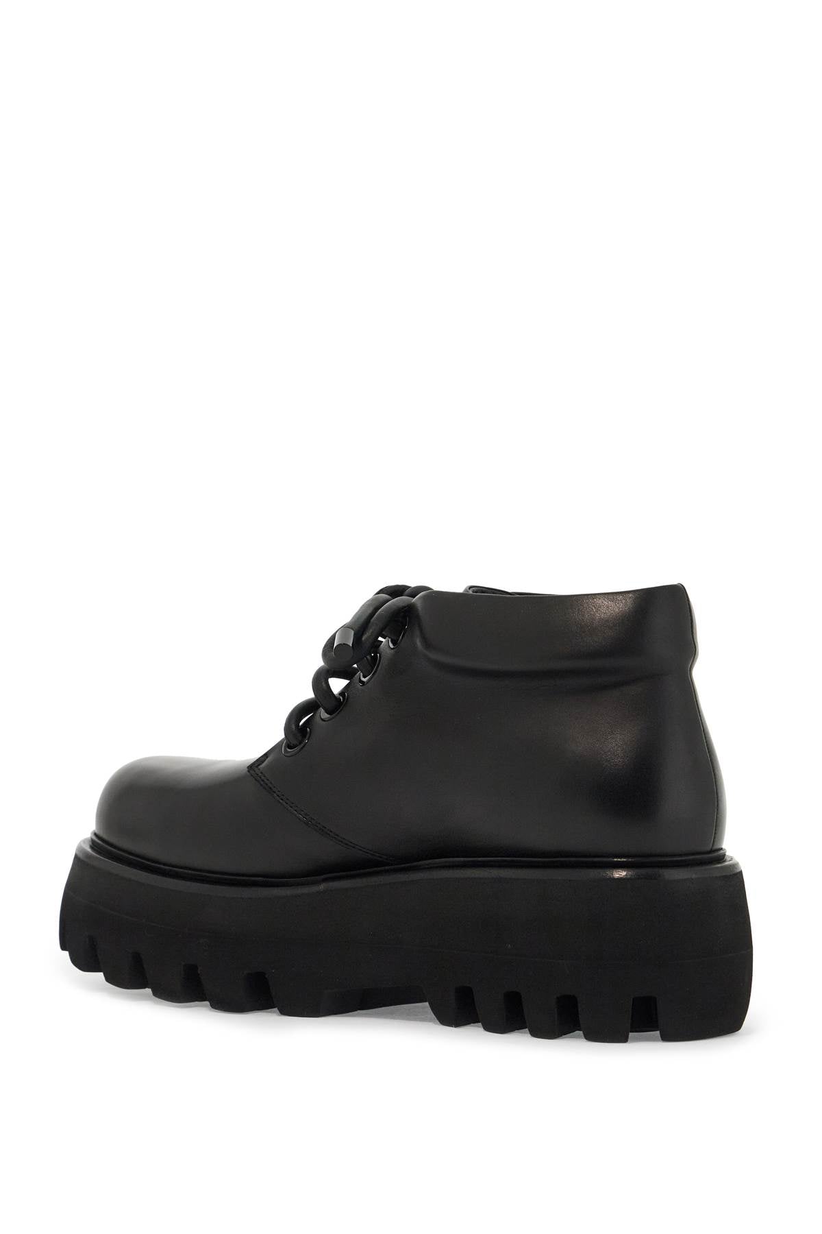 Alexander McQueen Laced Leather Sofa Platform Sneakers image 2