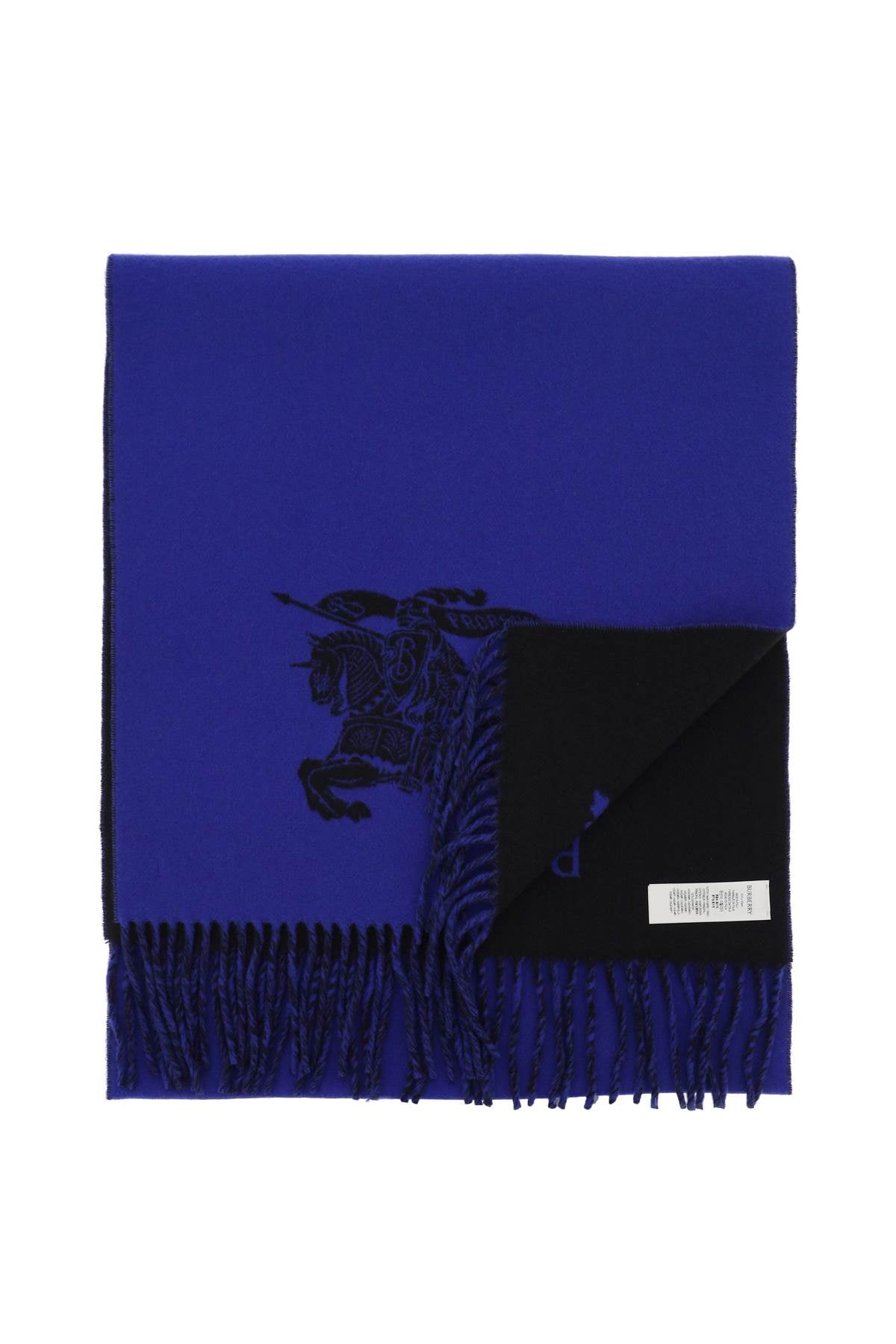 Burberry reversible cashmere scarf with ekd image 1