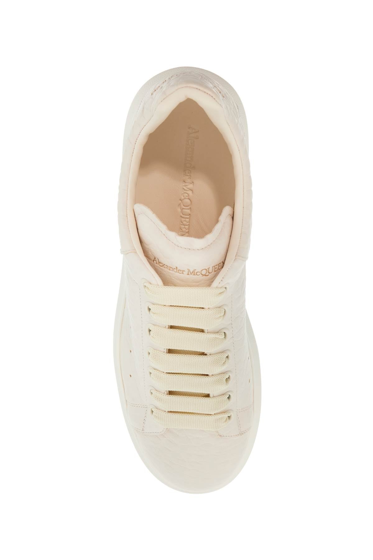 Alexander McQueen Oversized Sole Leather Sneakers image 1