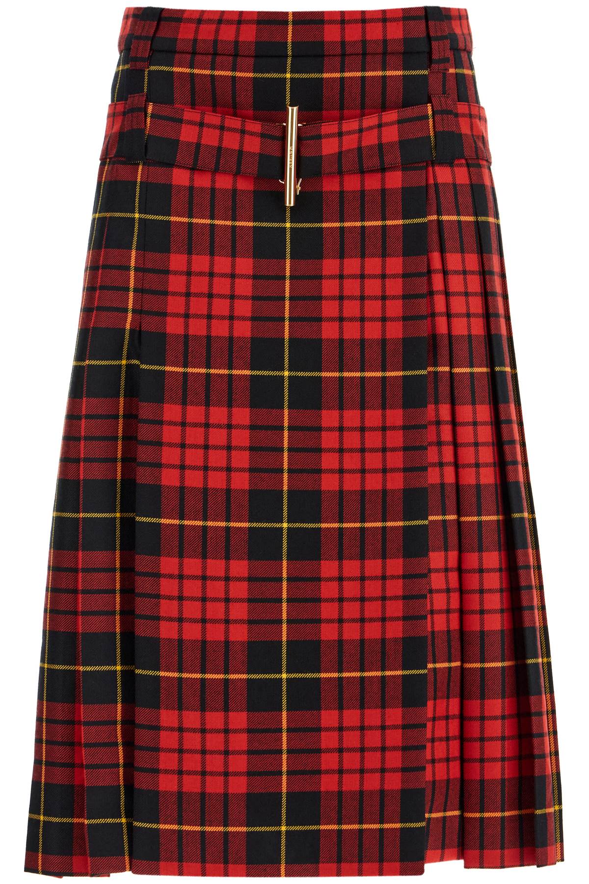 Alexander Mcqueen plaid pleated skirt with image 0