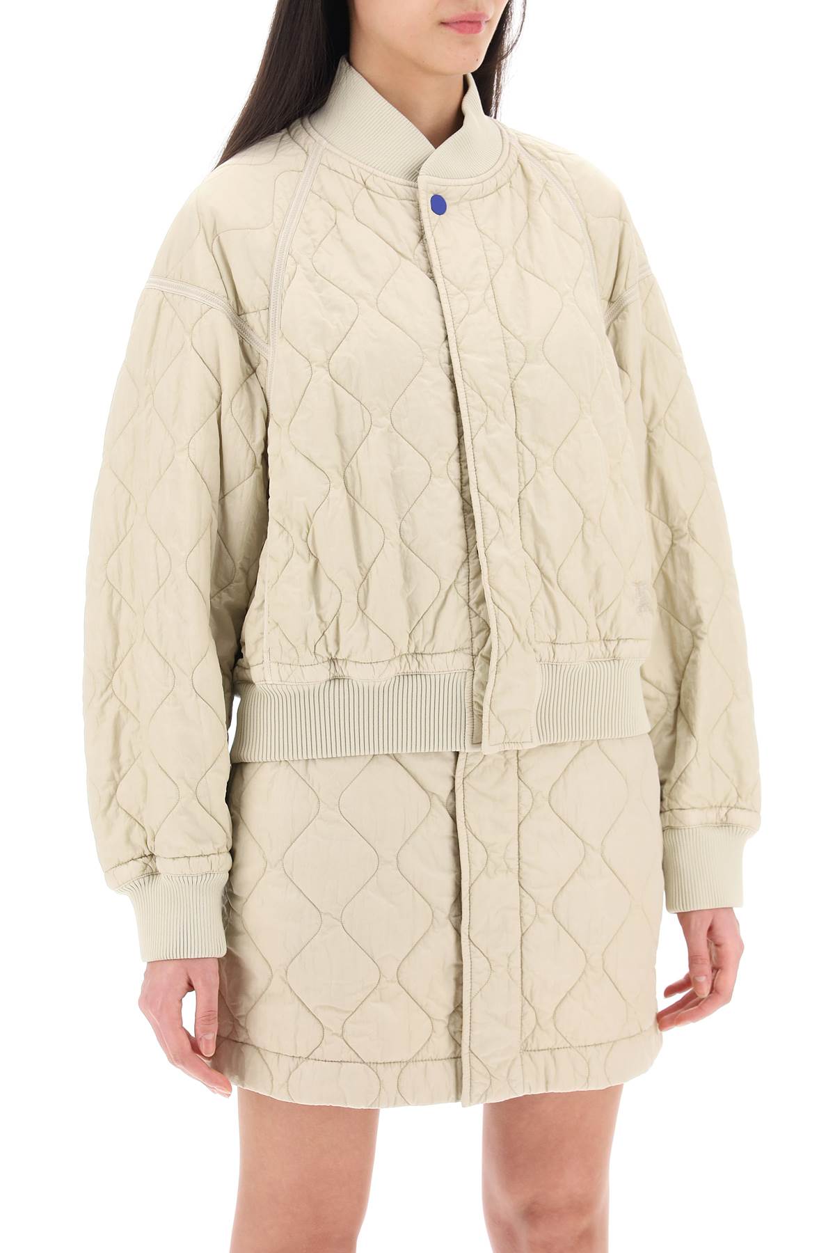 Burberry quilted bomber jacket image 1