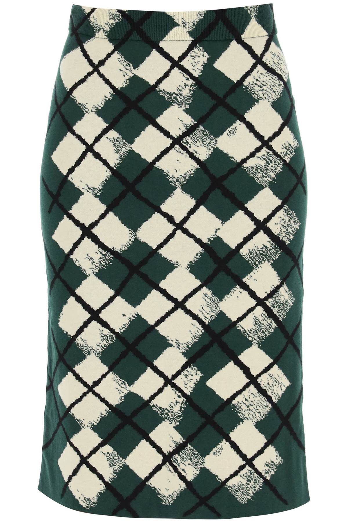 Burberry "knitted diamond pattern midi skirt image 0