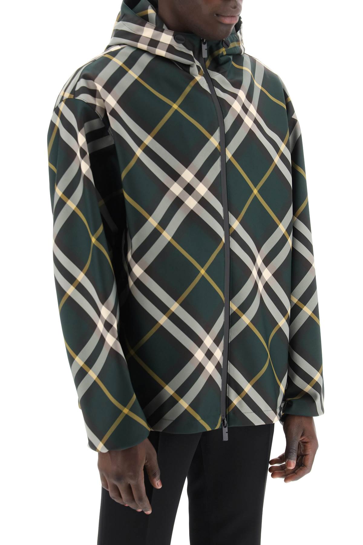 Burberry ered hooded jacket image 1