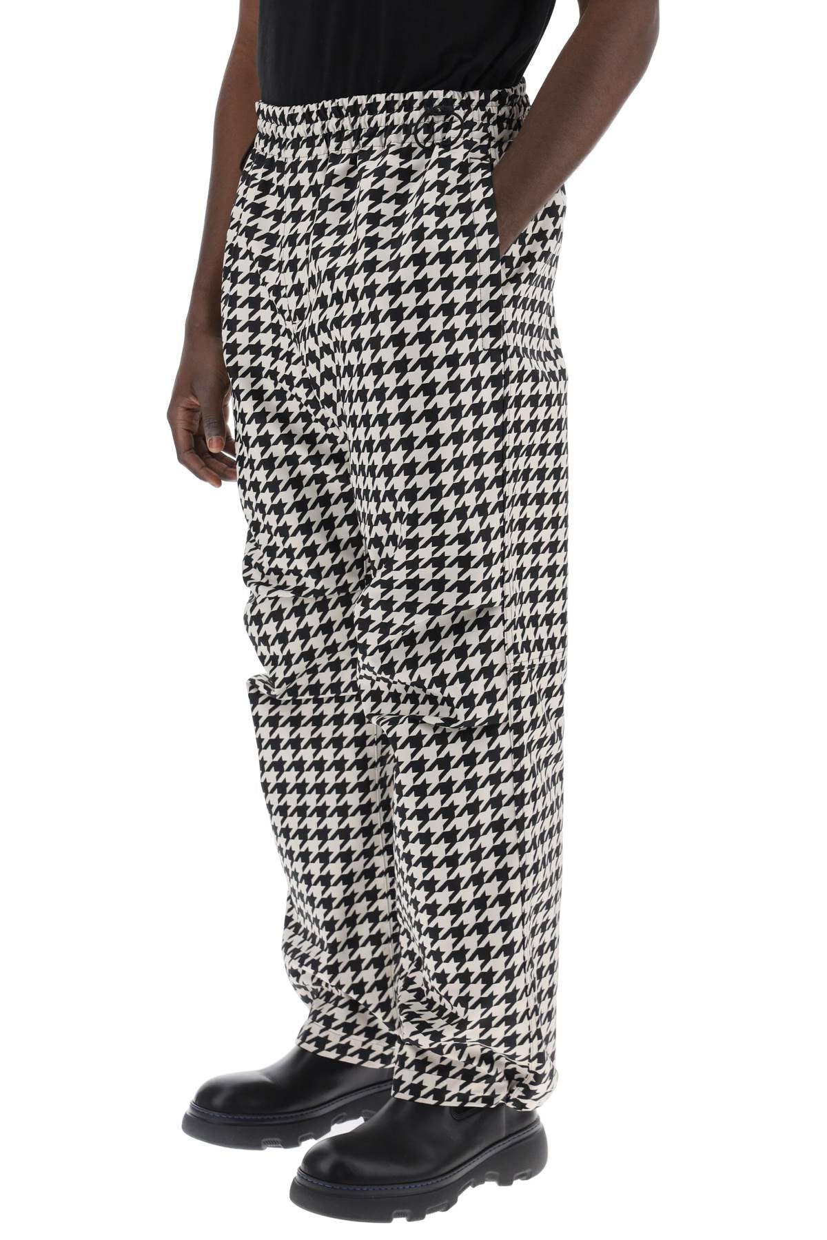 Burberry workwear pants in houndstooth image 3