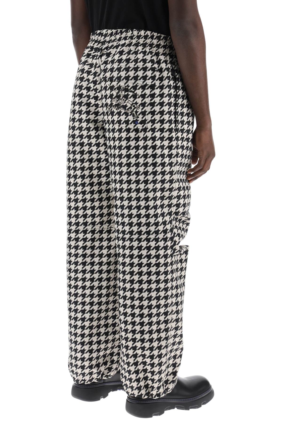 Burberry workwear pants in houndstooth image 2