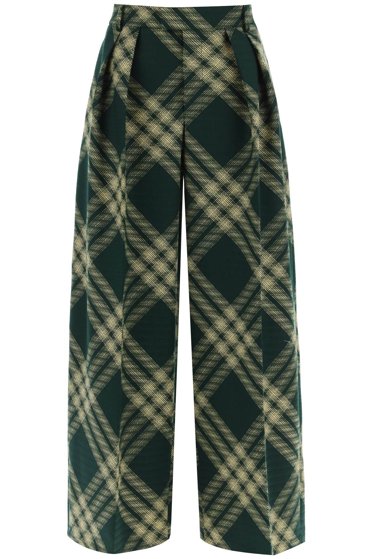 Burberry check palazzo pants image 0