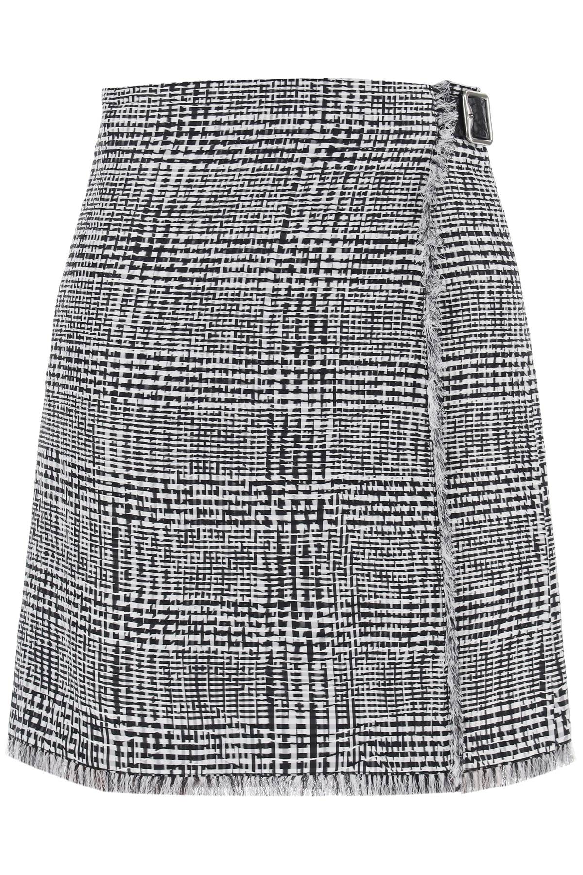 Burberry Houndstooth Plaid Kilt image 0