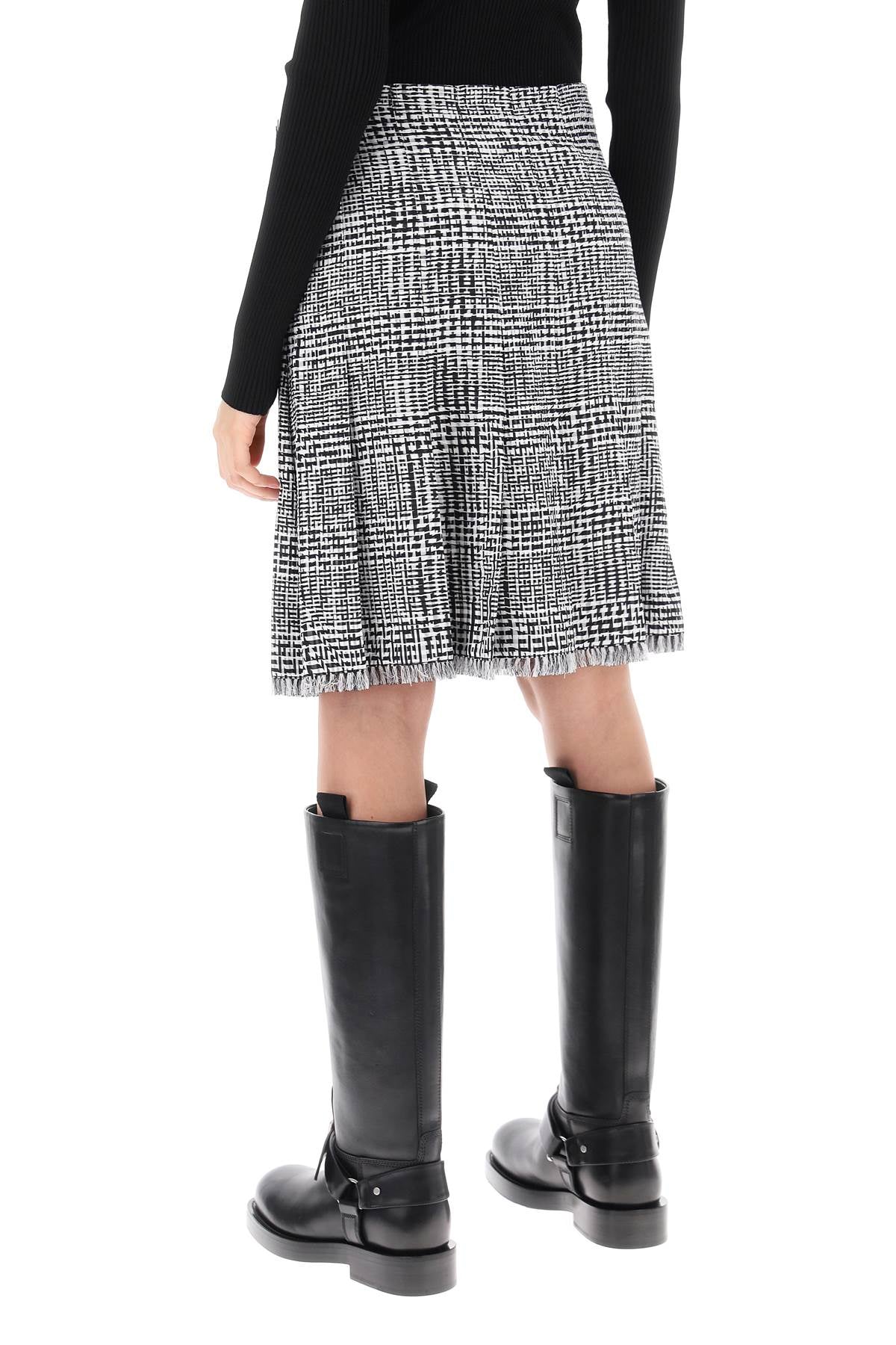 Burberry Houndstooth Plaid Kilt image 2