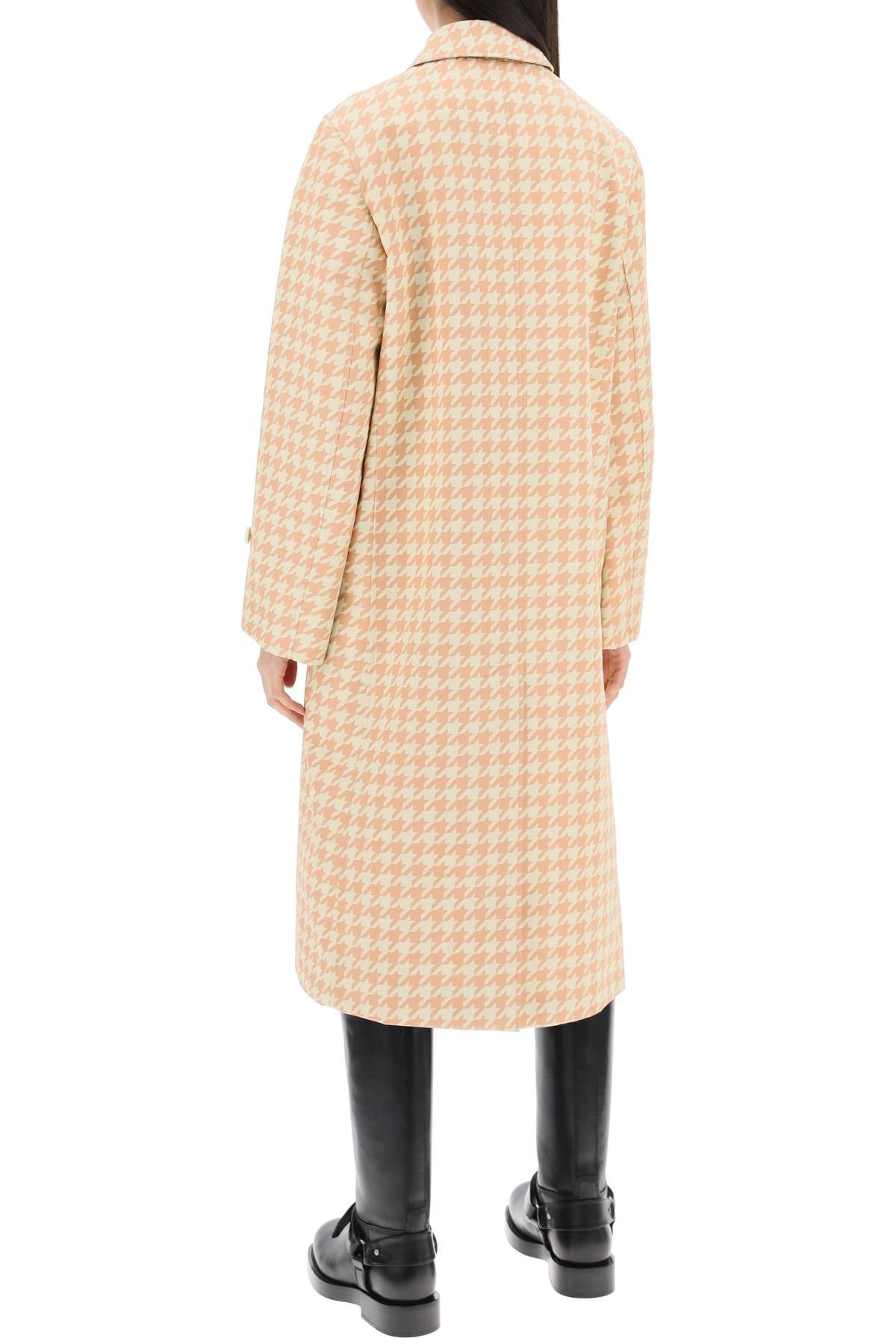 Burberry houndstooth patterned car coat image 2