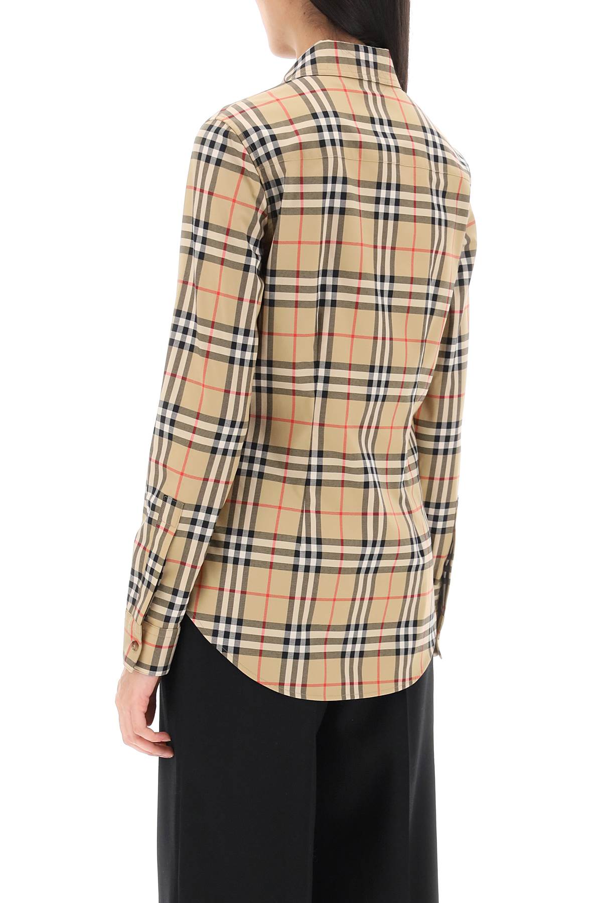 Burberry lapwing button-down shirt with vintage check pattern image 2