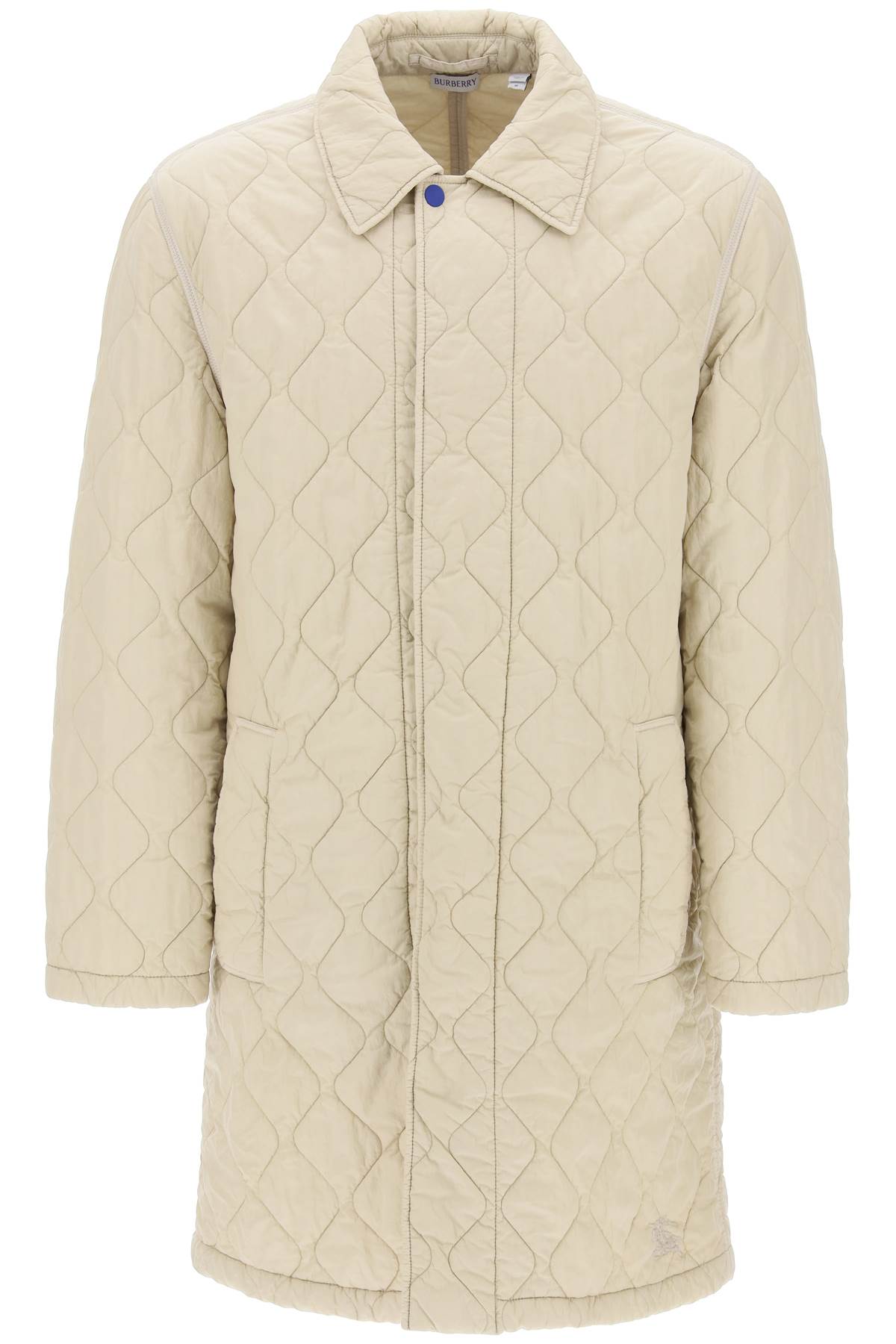 Burberry quilted nylon midi car coat with image 0