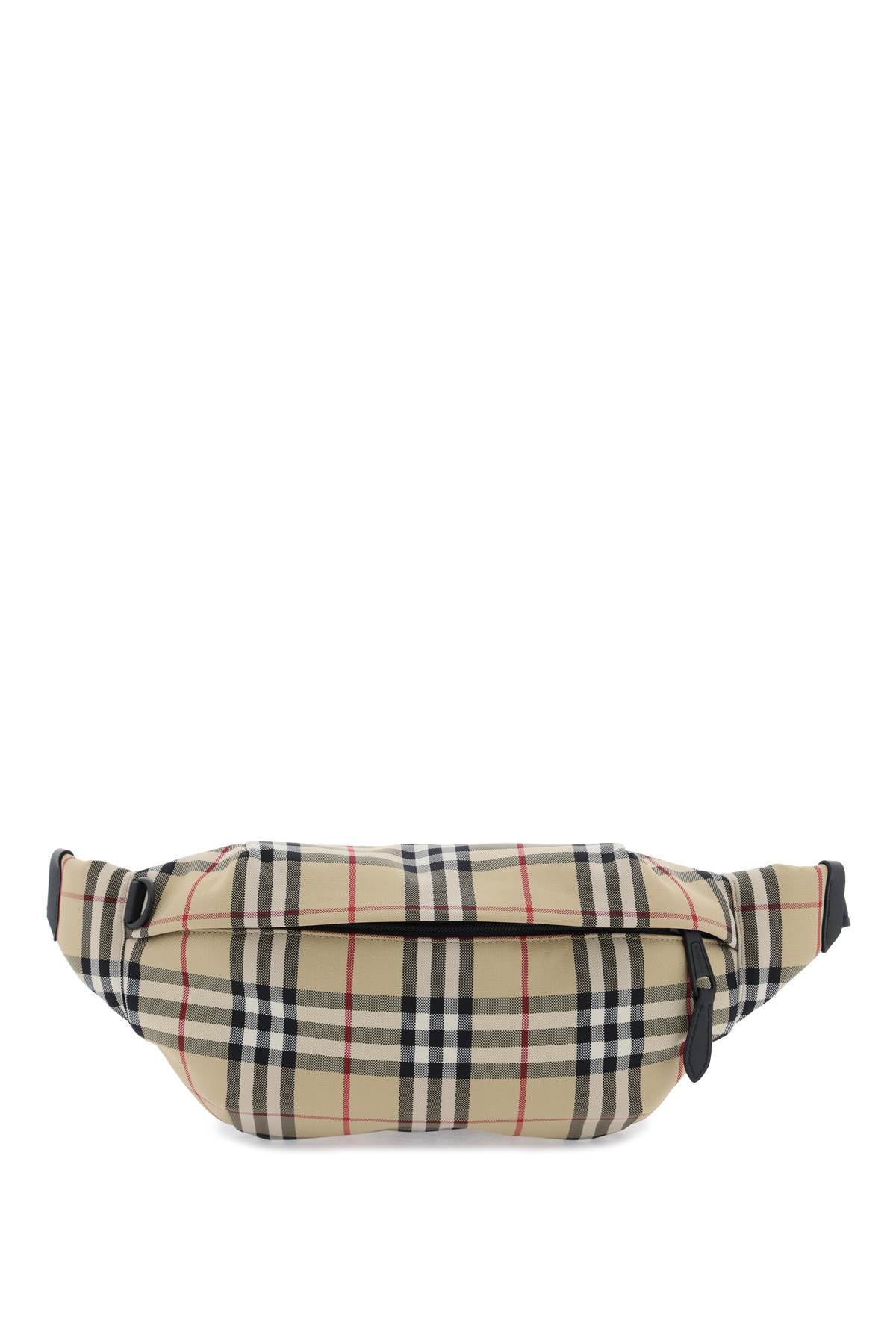 Burberry Sonny Belt Bag with Iconic Check Motif image 0