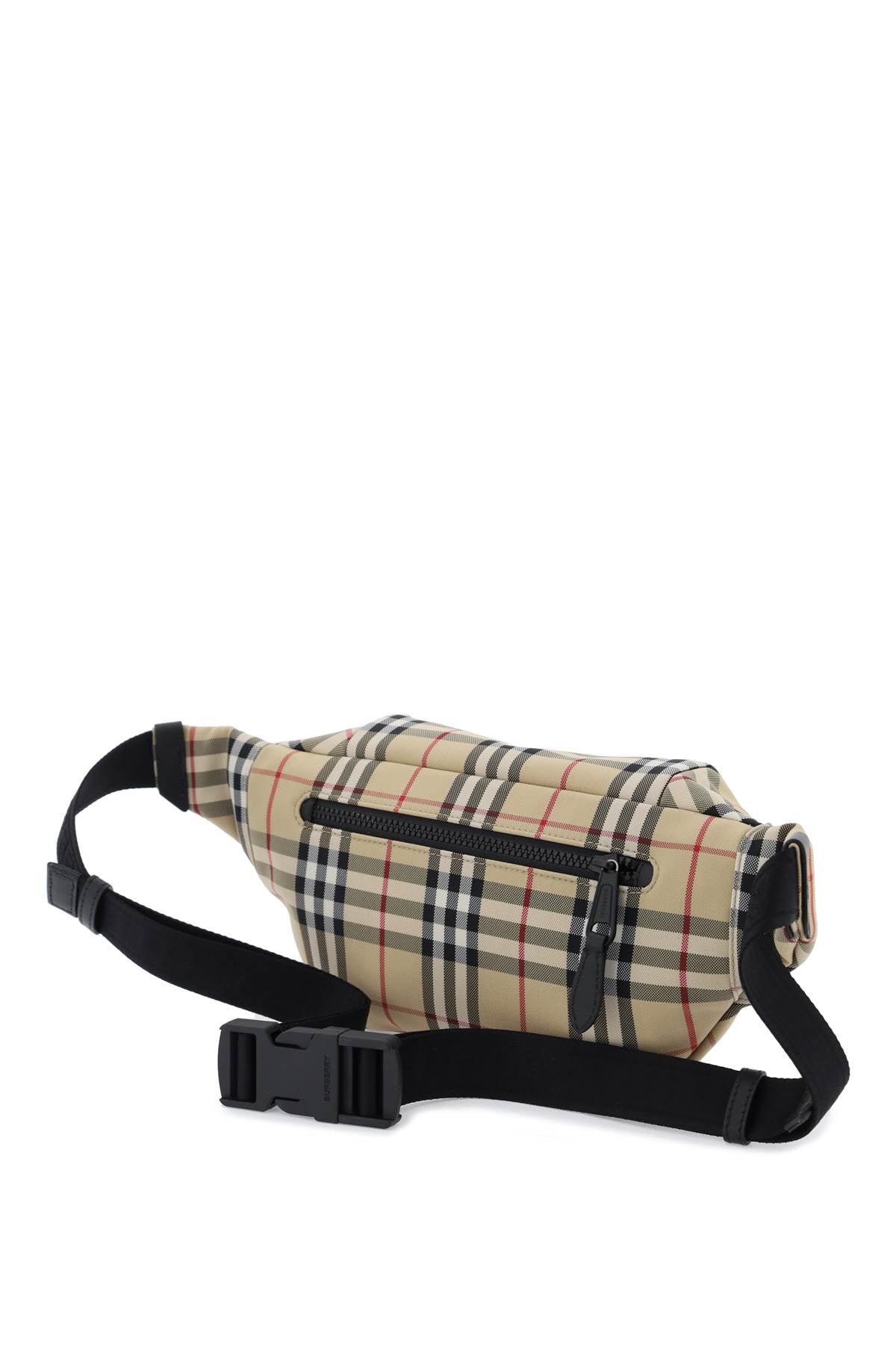 Burberry Sonny Belt Bag with Iconic Check Motif image 1