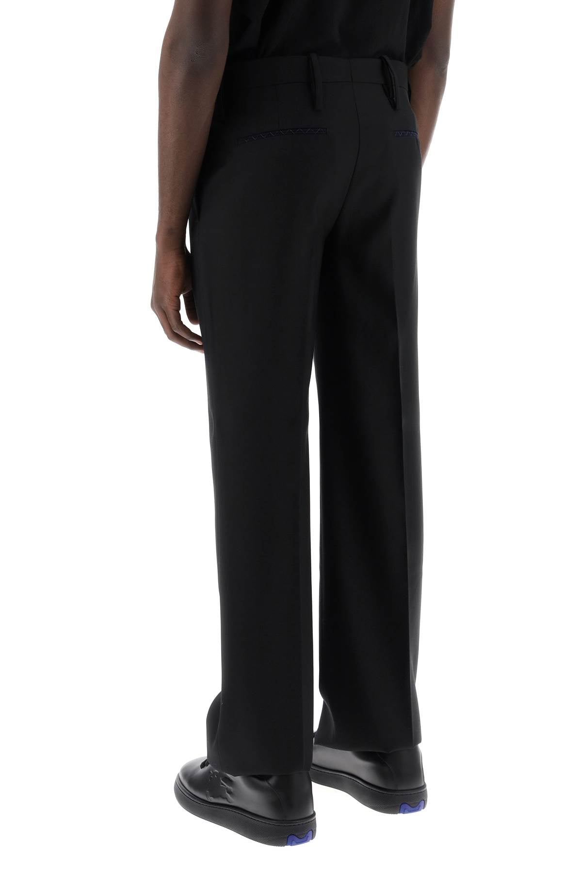 Burberry virgin wool trousers image 2