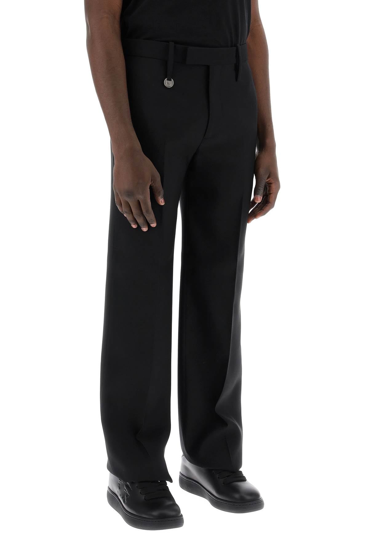 Burberry virgin wool trousers image 1