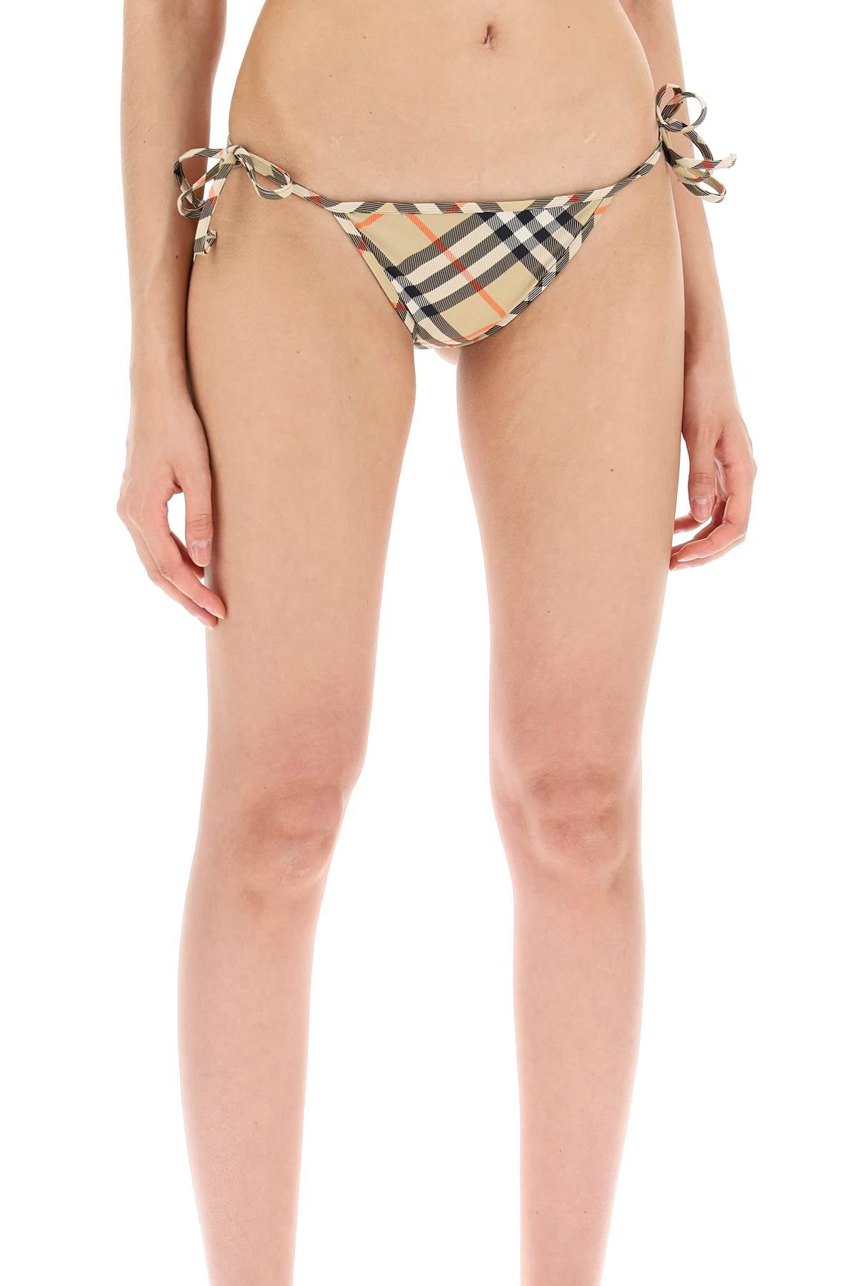 Burberry Checked Bikini Bottoms image 1