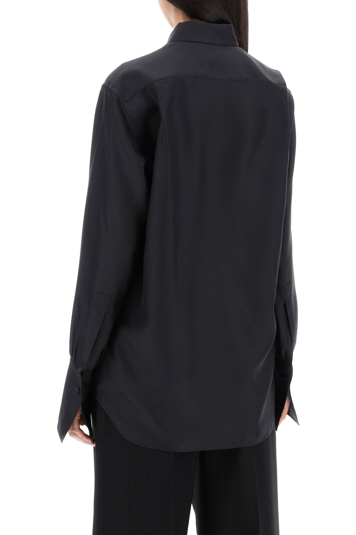 Burberry long-sleeved silk shirt image 2