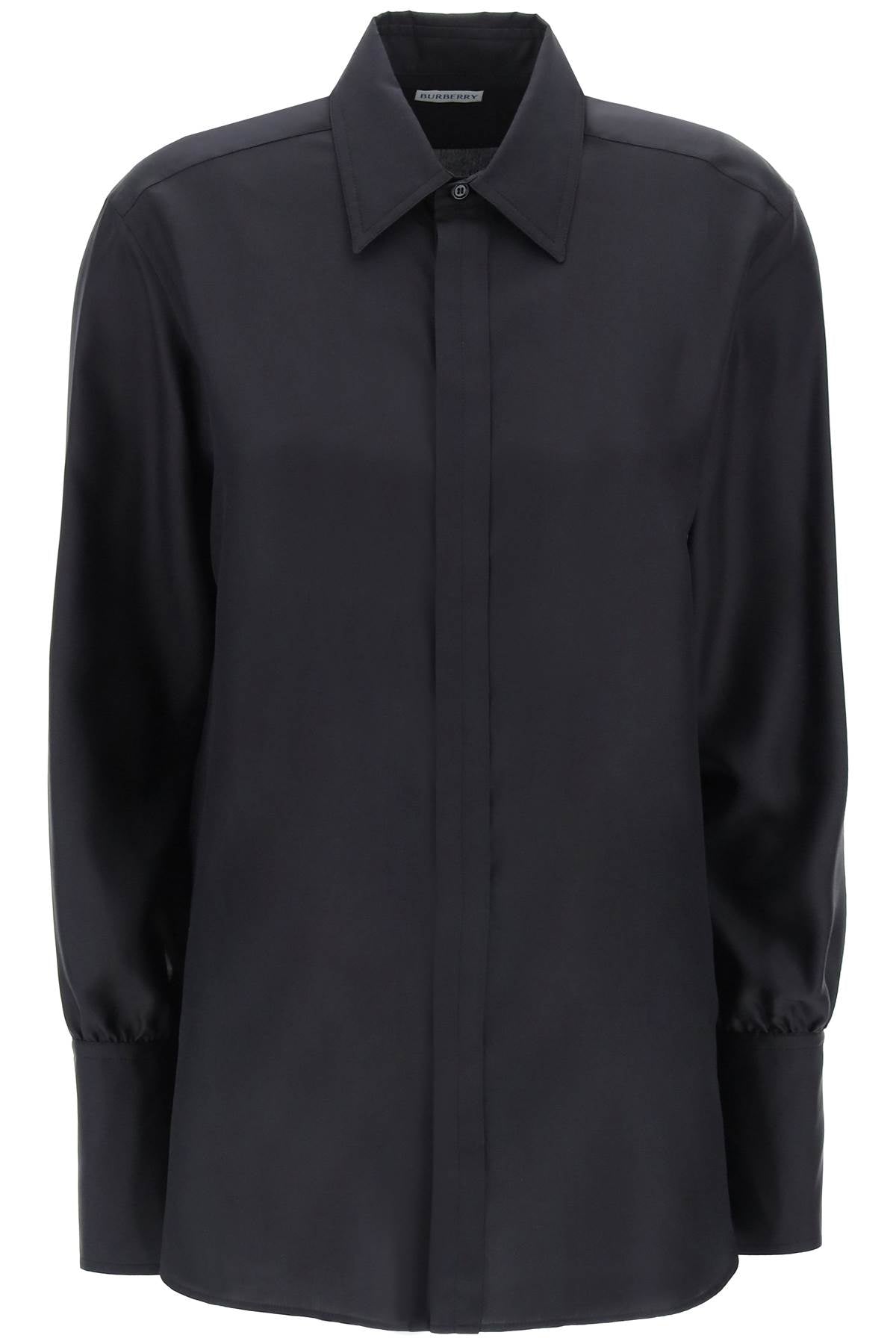 Burberry long-sleeved silk shirt image 0