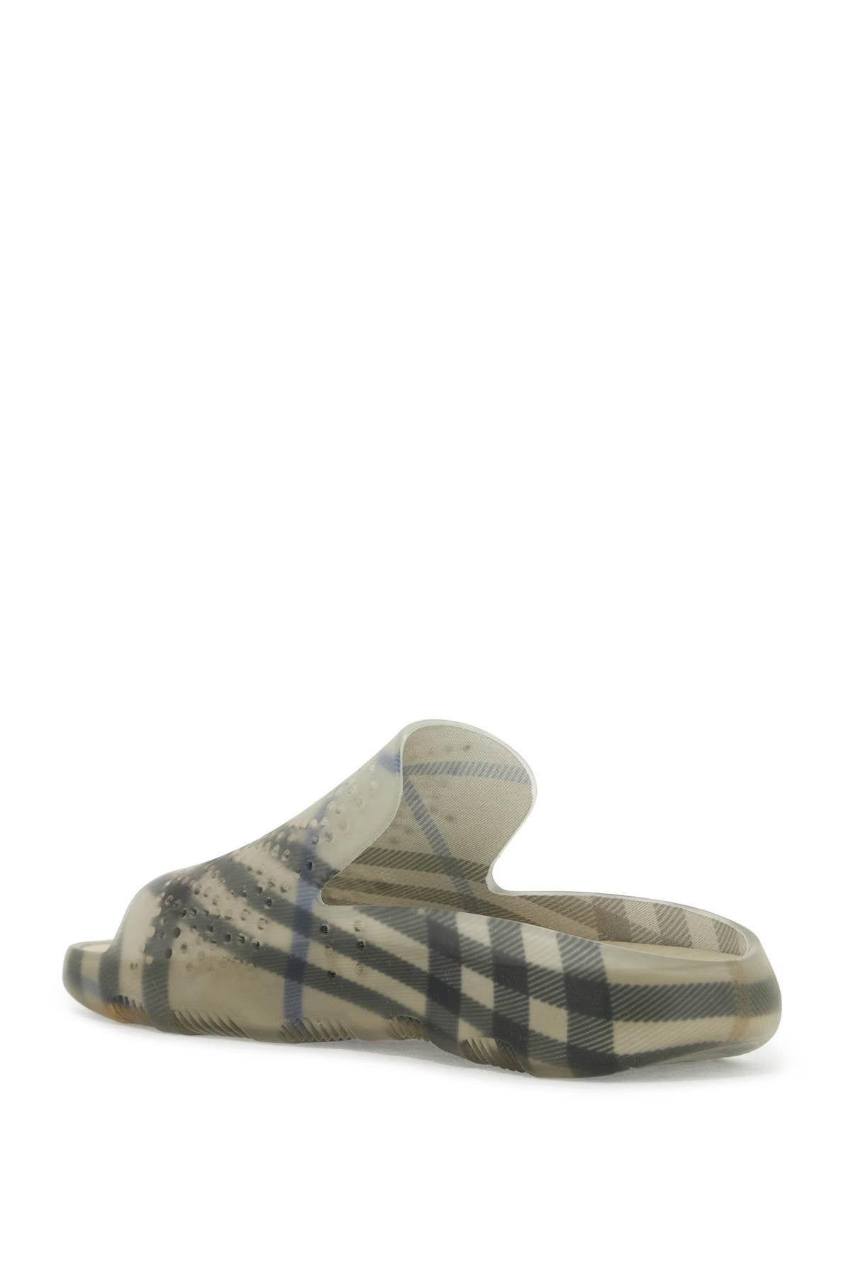 Burberry Checkered Stingray Rubber Slides image 2