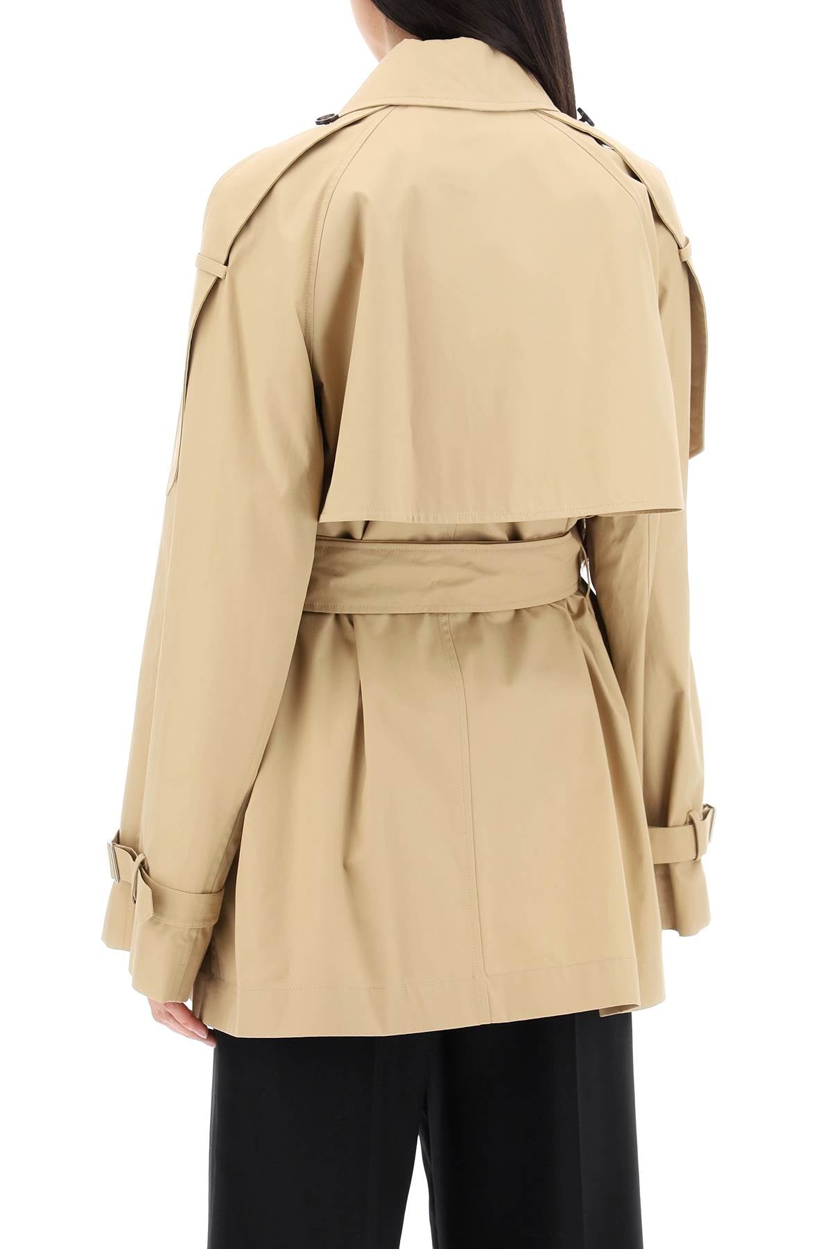 Burberry double-breasted midi trench coat image 2