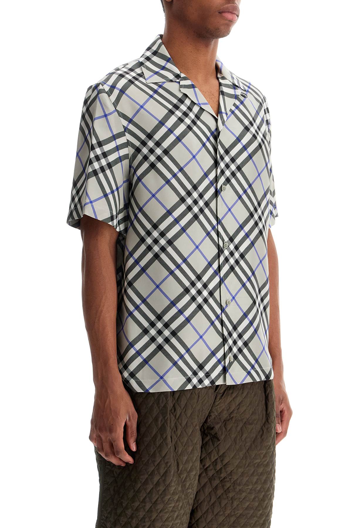 Burberry Check Silk Shirt - Oversized Fit image 1