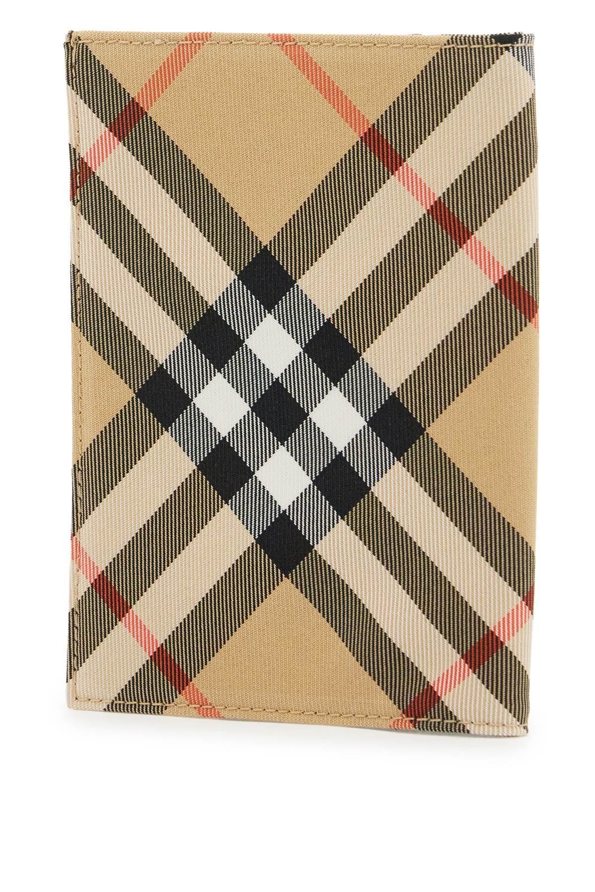 Burberry Check Passport Holder with Equestrian Knight Design image 2