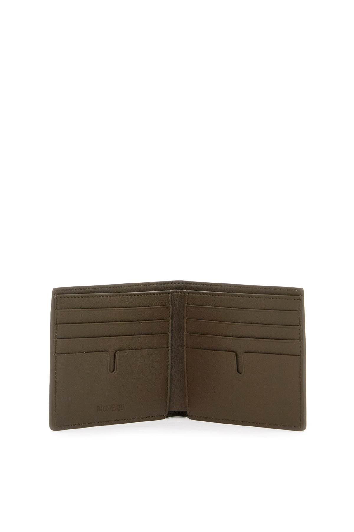 Burberry book wallet in coated canvas bi-fold design image 1