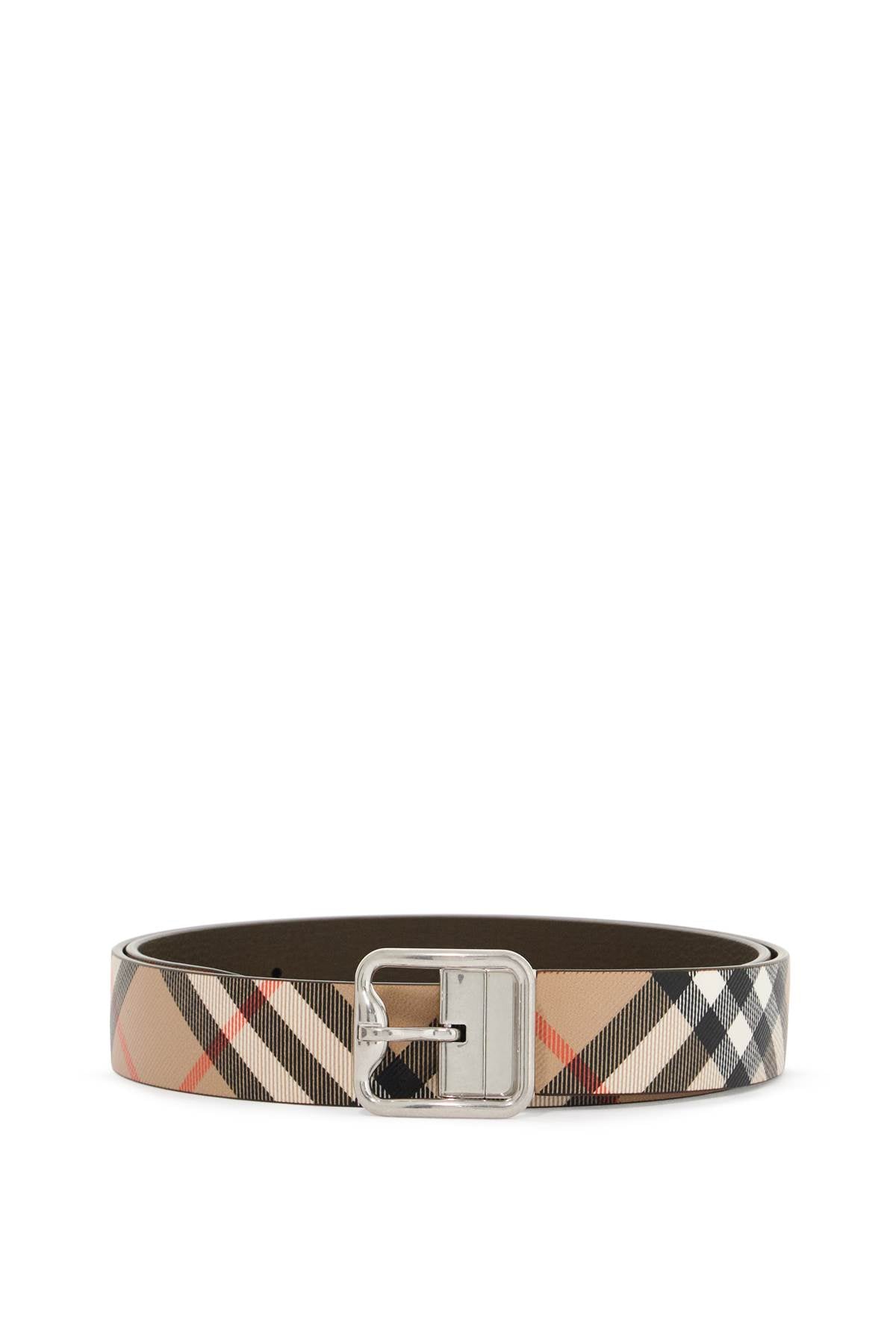 Burberry reversible b buckle check belt image 0