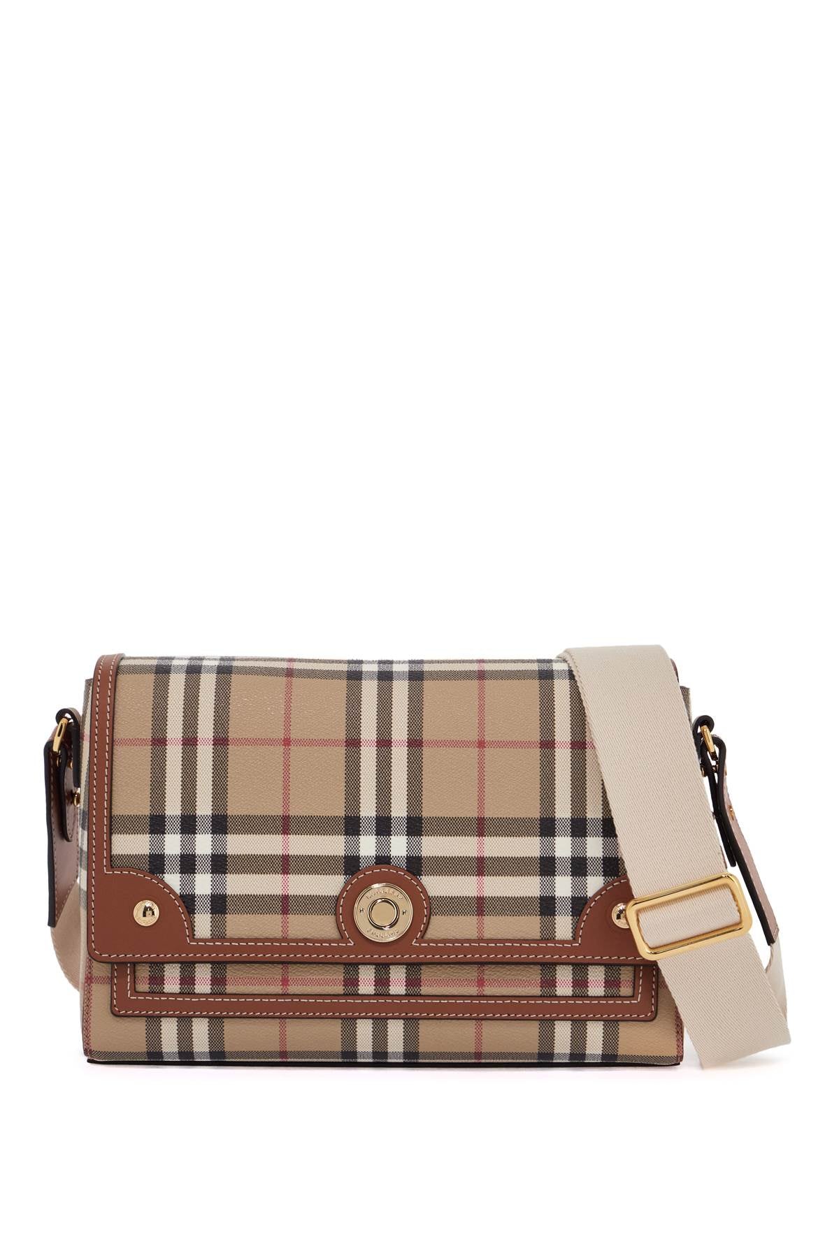 Burberry Note Shoulder Bag with Iconic Check Pattern image 0