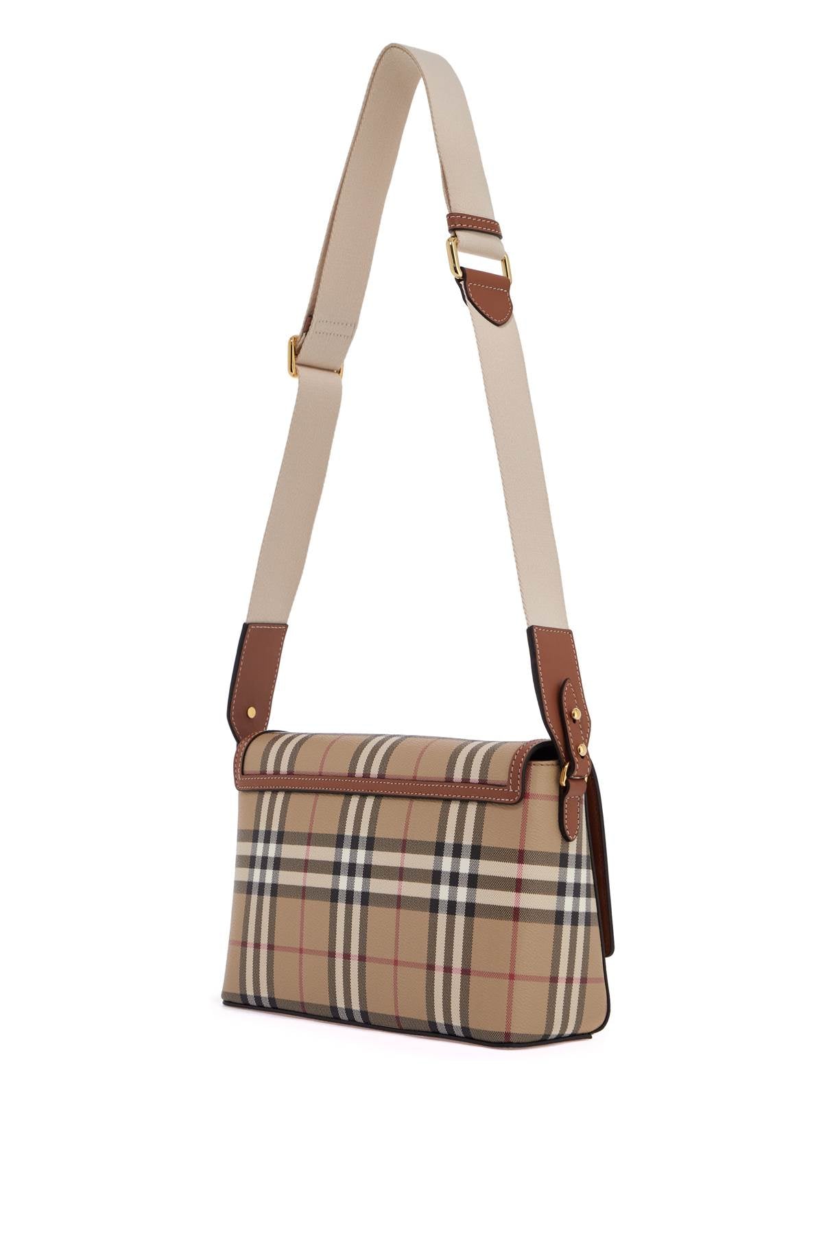 Burberry Note Shoulder Bag with Iconic Check Pattern image 1