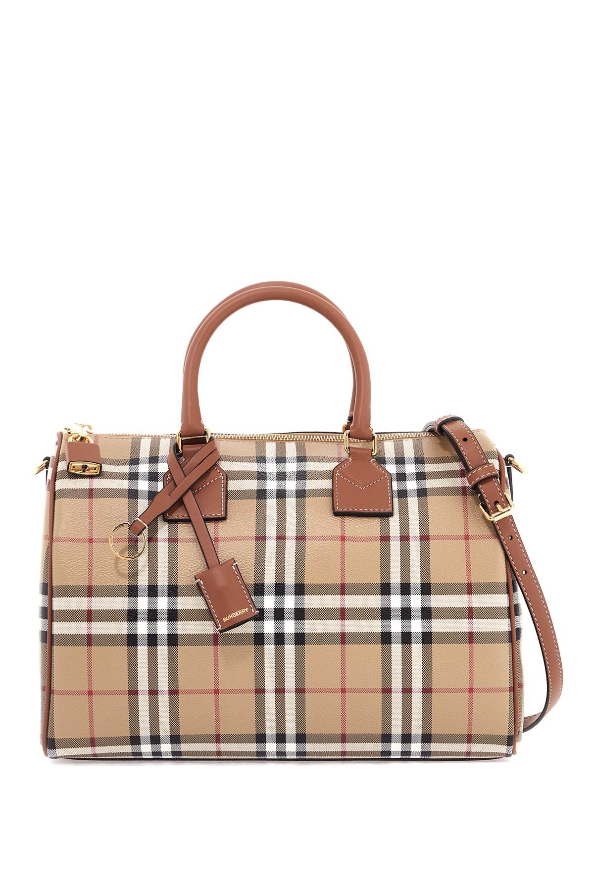 Burberry Check Media Bowling Bag image 0