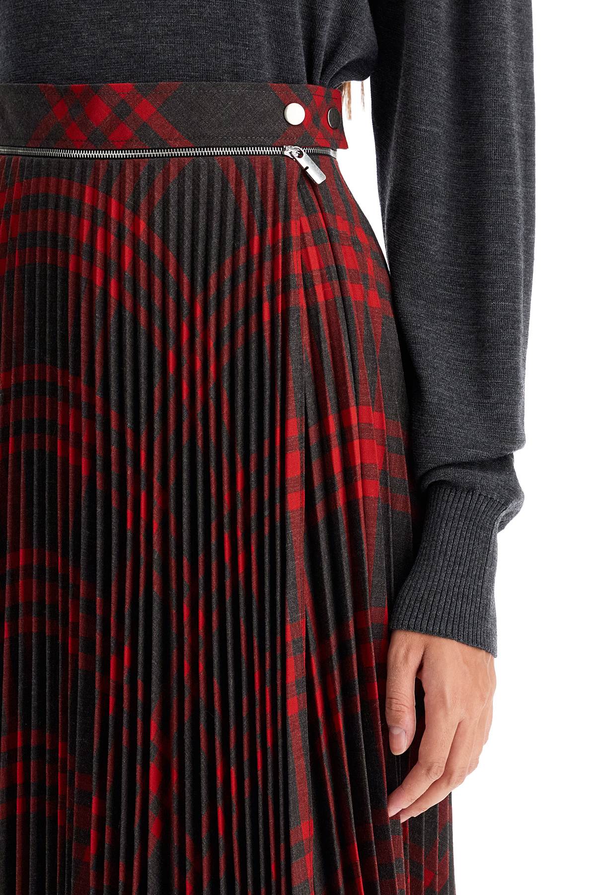 Burberry "folded pleat check image 3