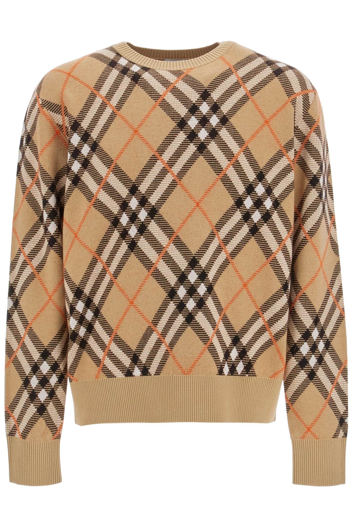 Burberry ered wool and mohair pullover sweater image 0