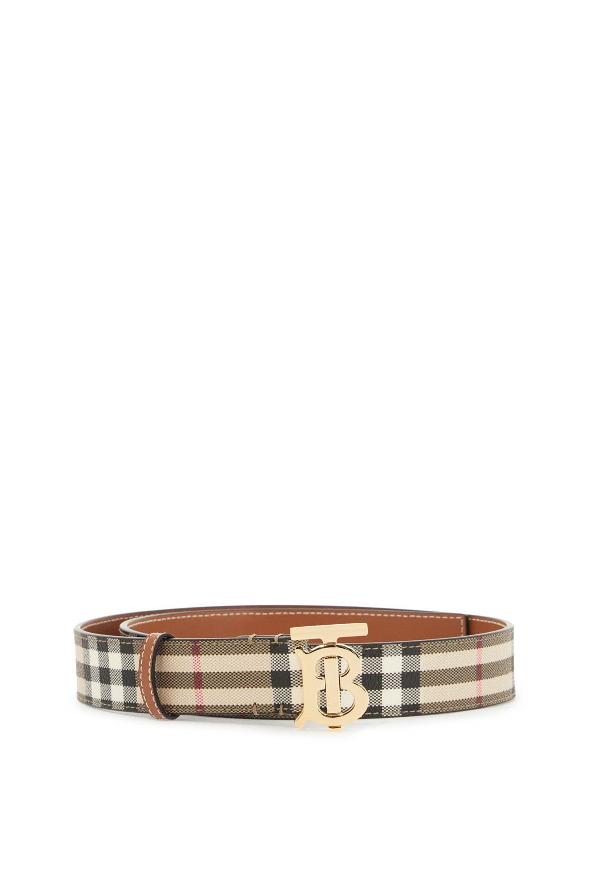 Burberry Coated Canvas Belt with TB Logo image 0