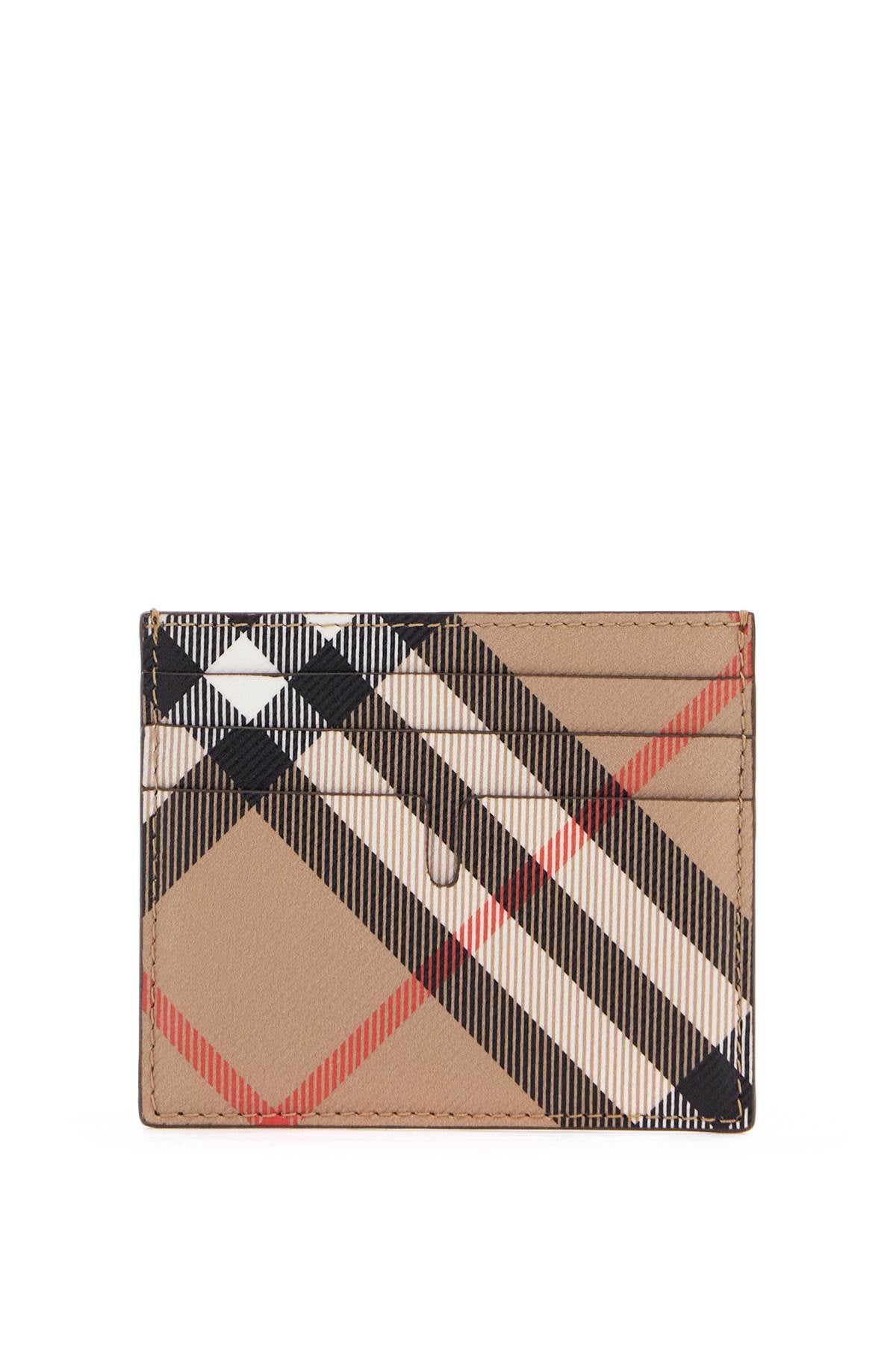 Burberry Check Cotton Card Holder image 0