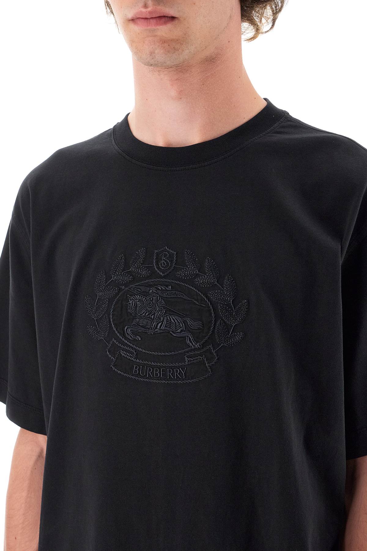 Burberry "ekd emblem t-shirt image 3