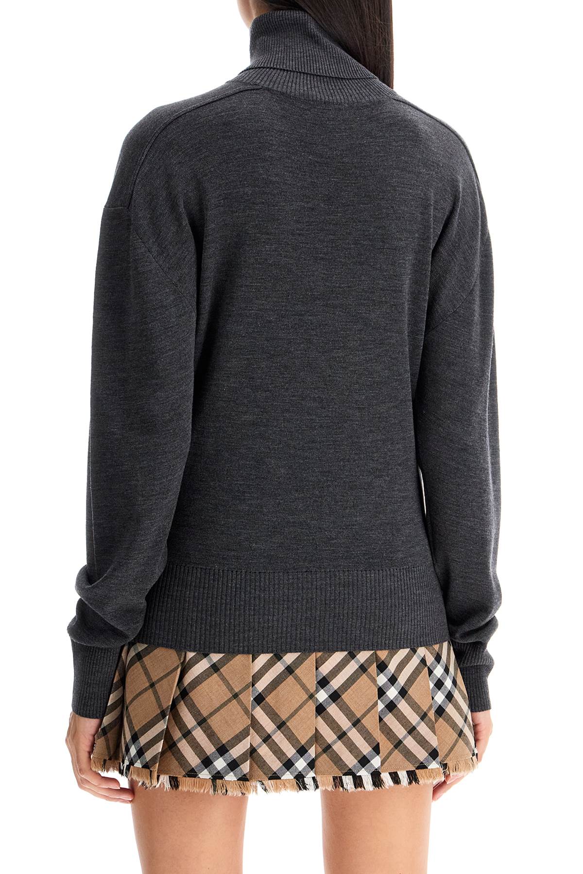 Burberry high-neck wool pullover sweater image 2