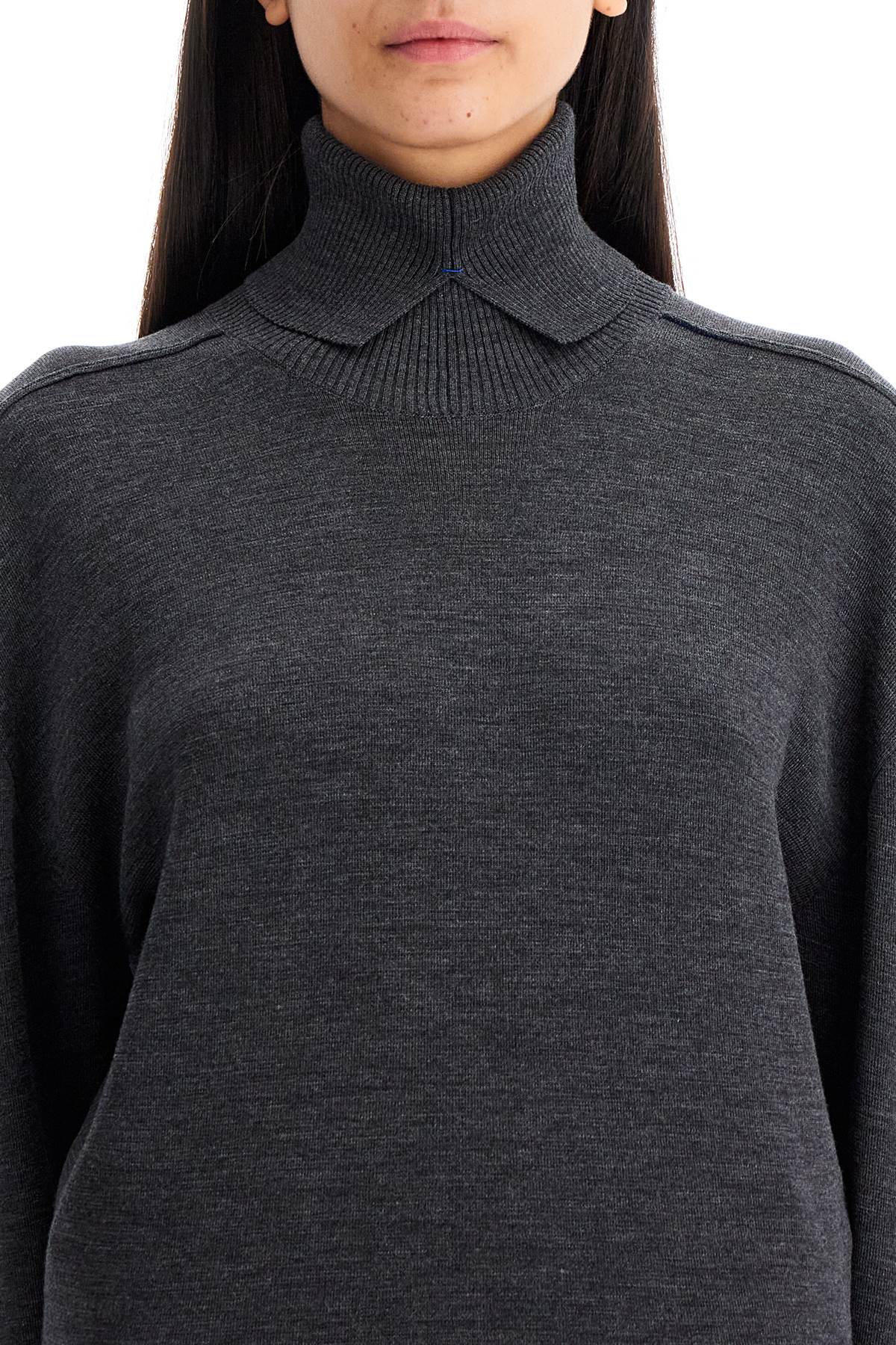 Burberry high-neck wool pullover sweater image 3