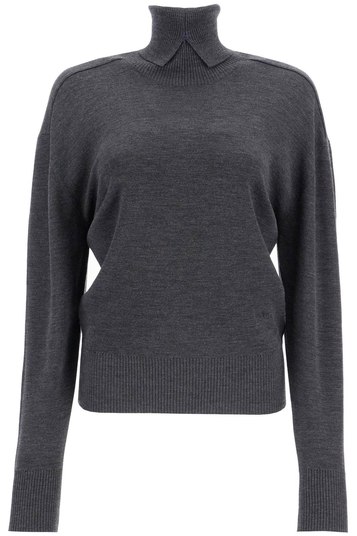 Burberry high-neck wool pullover sweater image 0