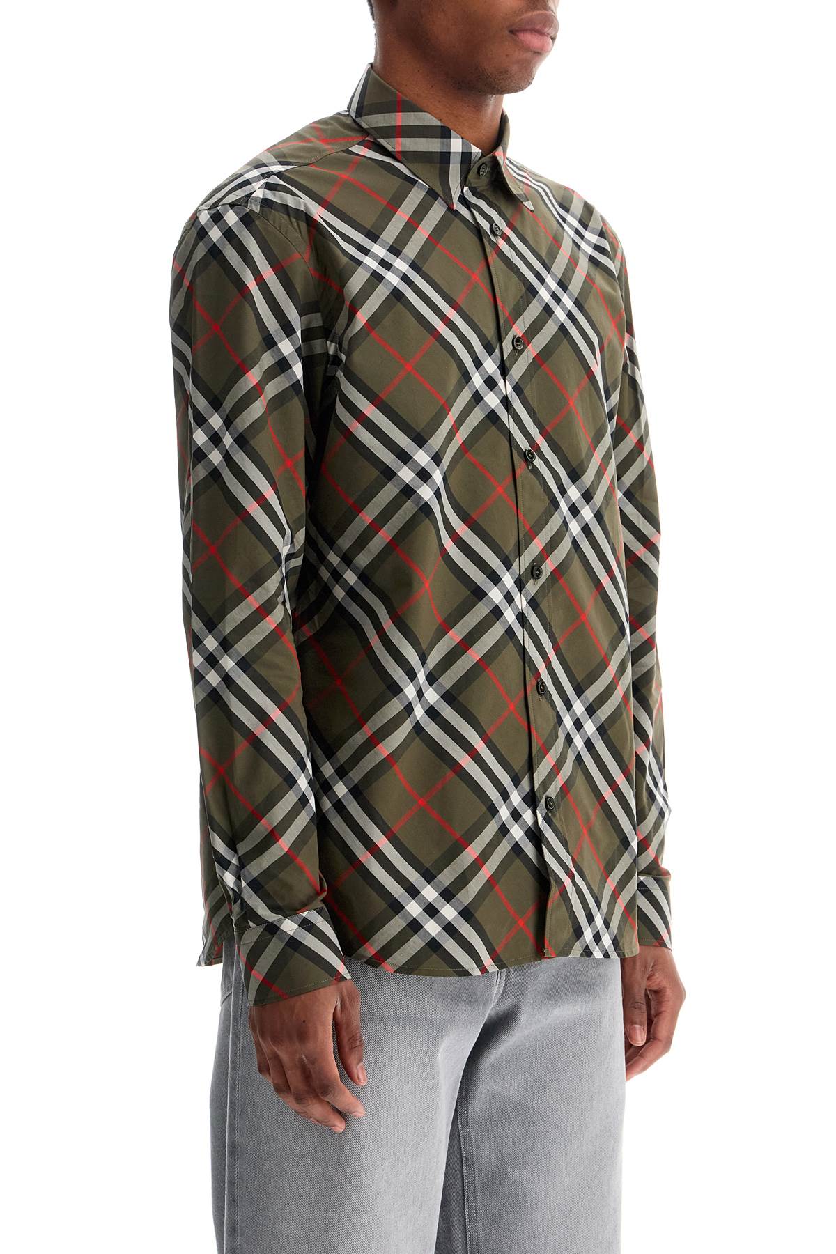 Burberry Check Cotton Regular Fit Shirt image 1