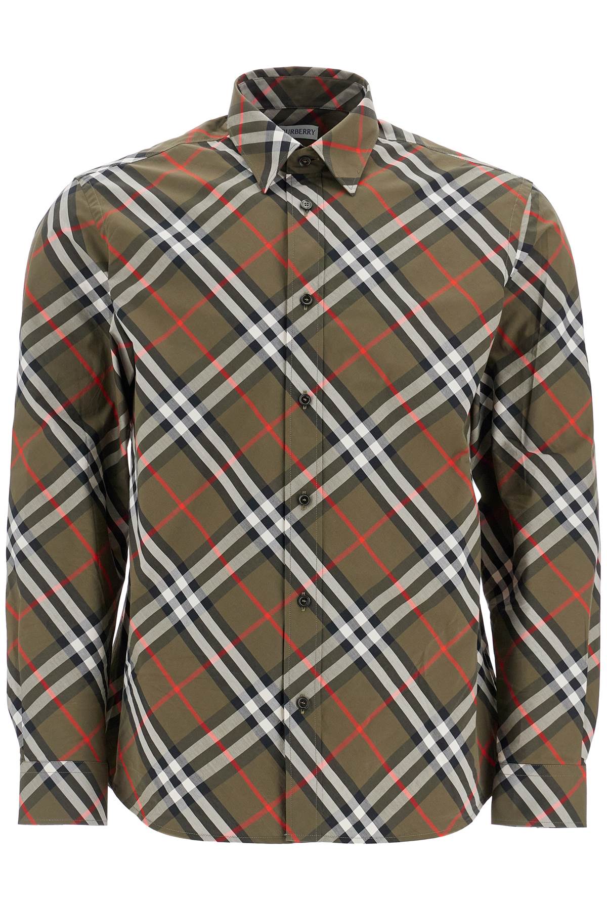 Burberry Check Cotton Regular Fit Shirt image 0